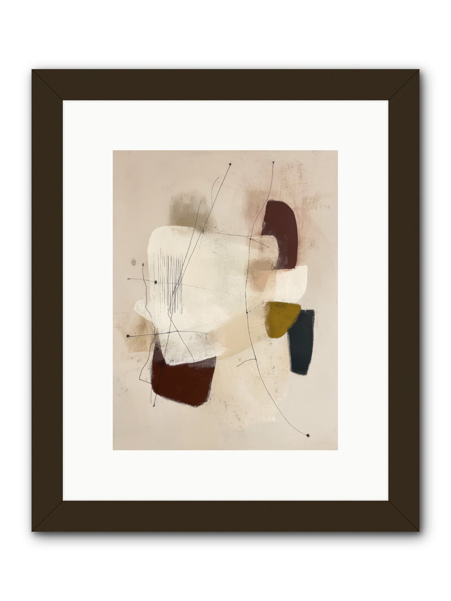 Suspended -- Framed Print - Black 9x12