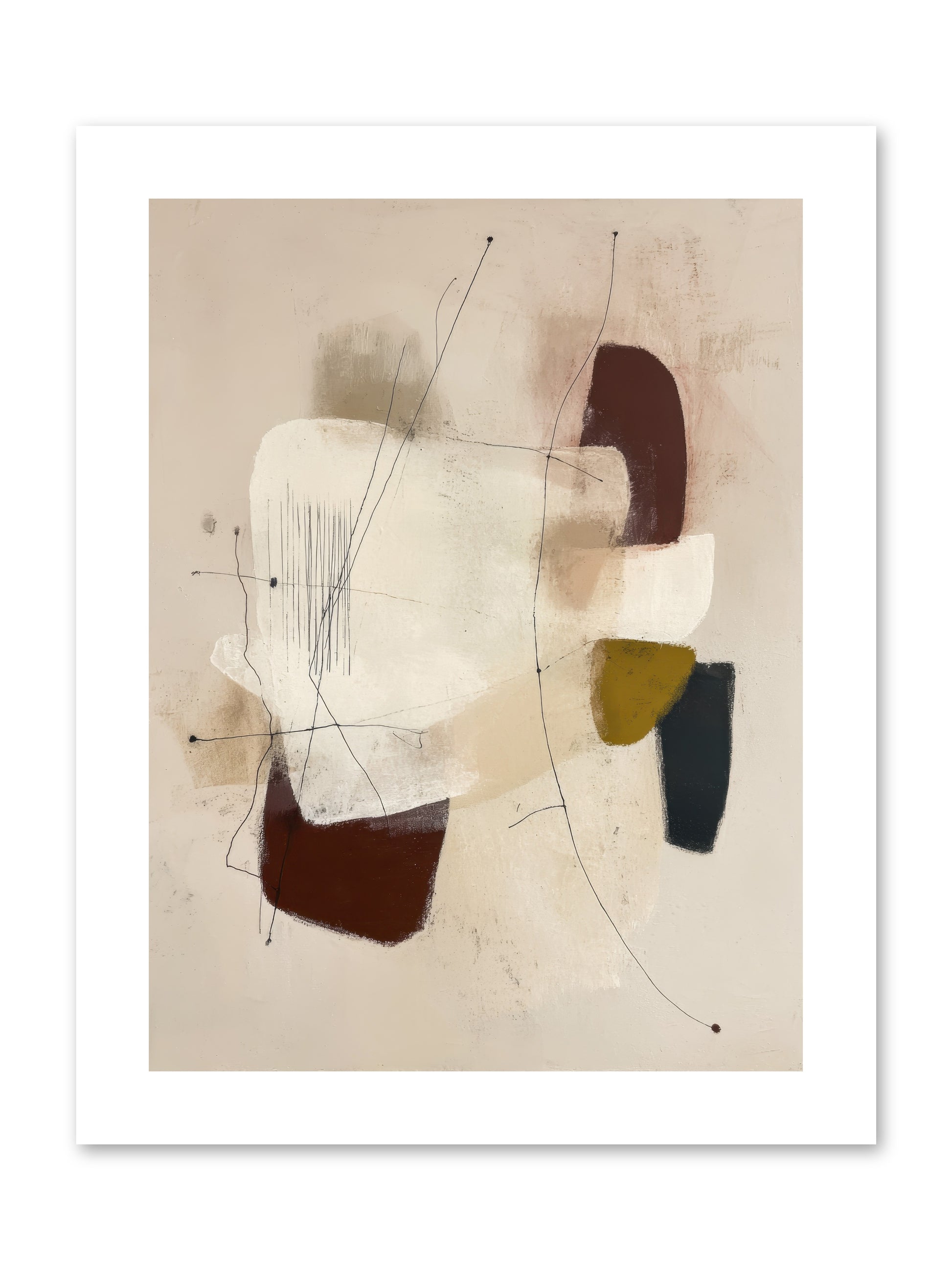 Suspended -- Paper Print 9x12