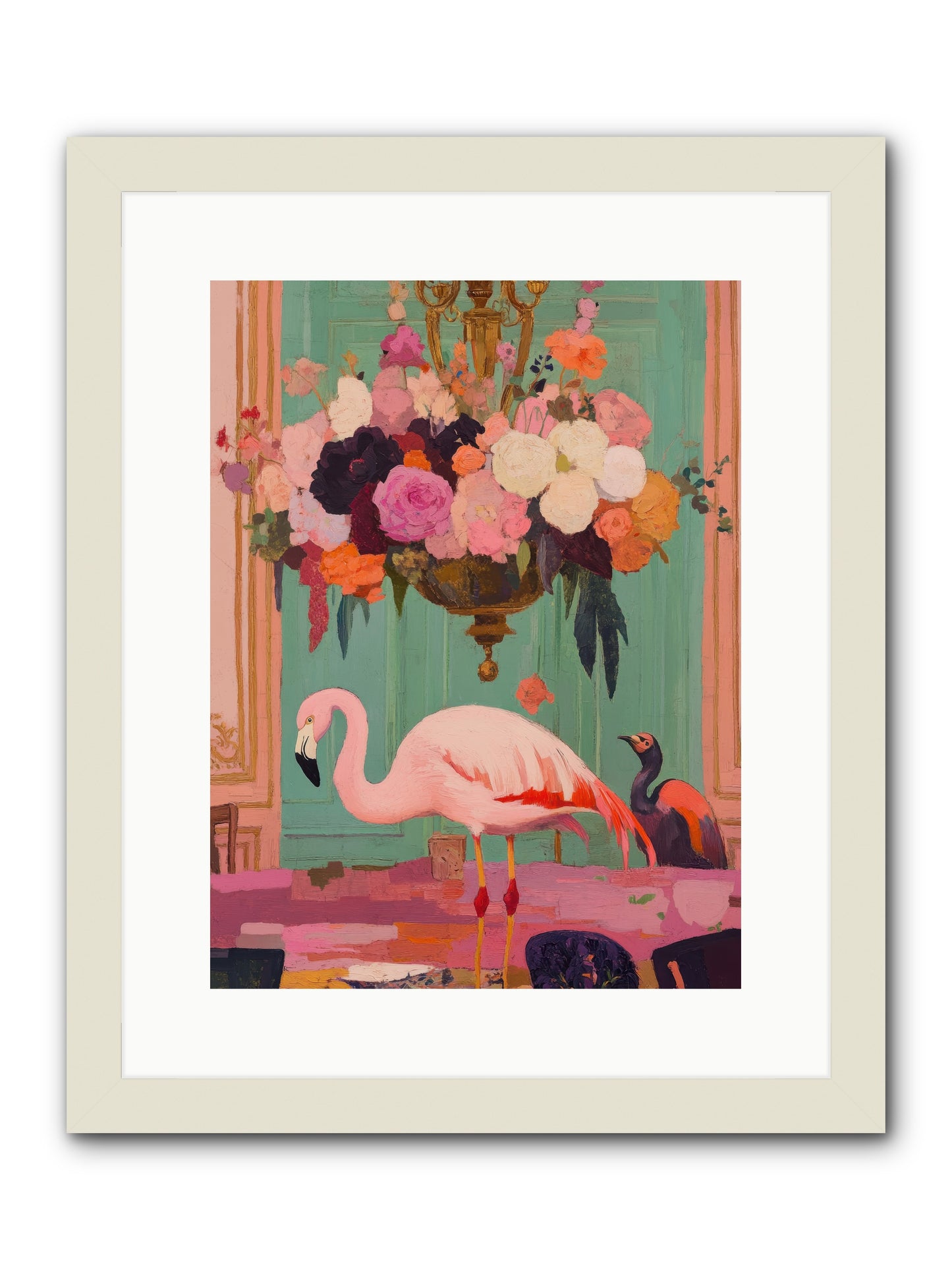 Suspended Wonder -- Framed Print - White 12x16