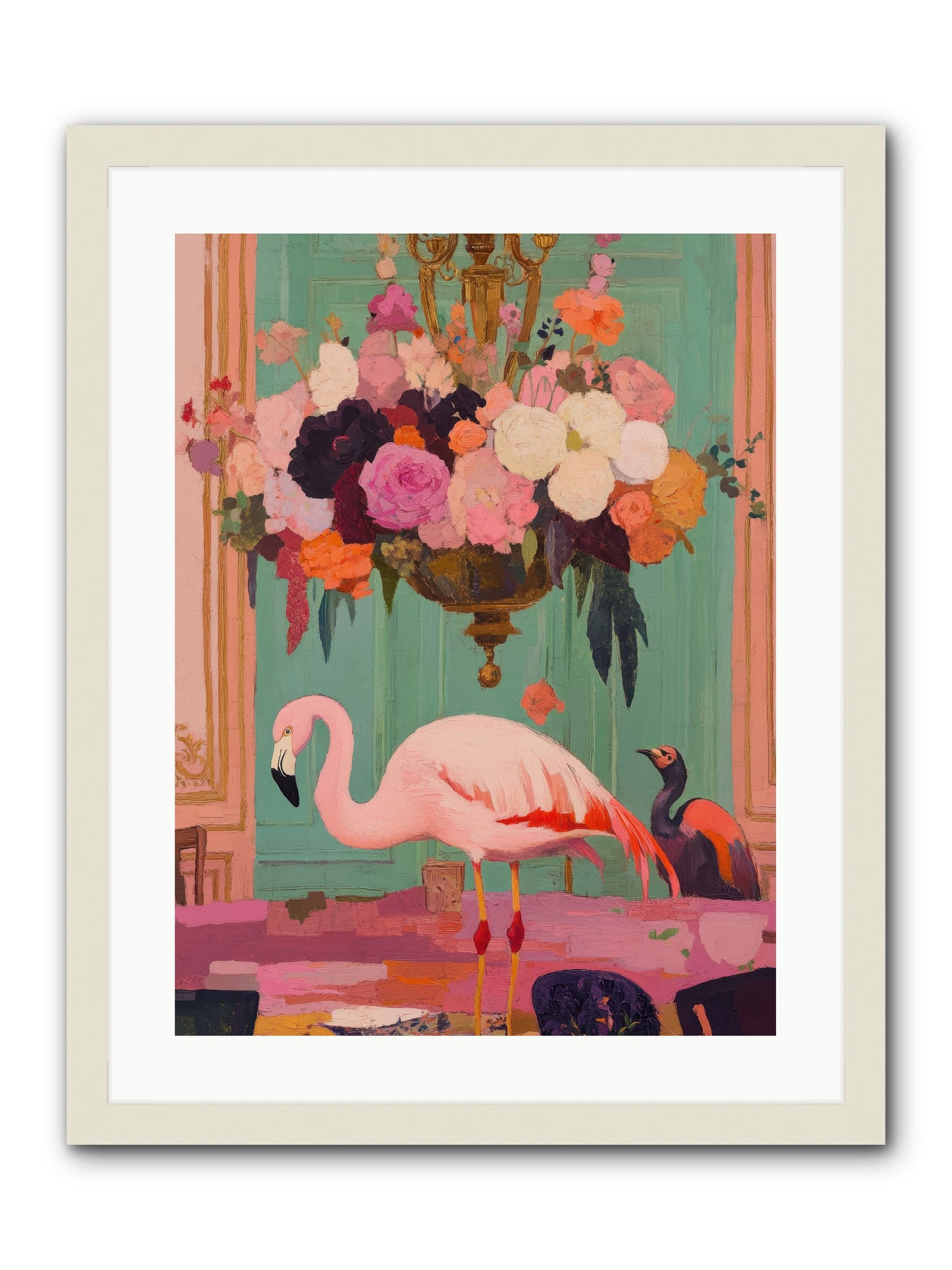 Suspended Wonder -- Framed Print - White 18x24