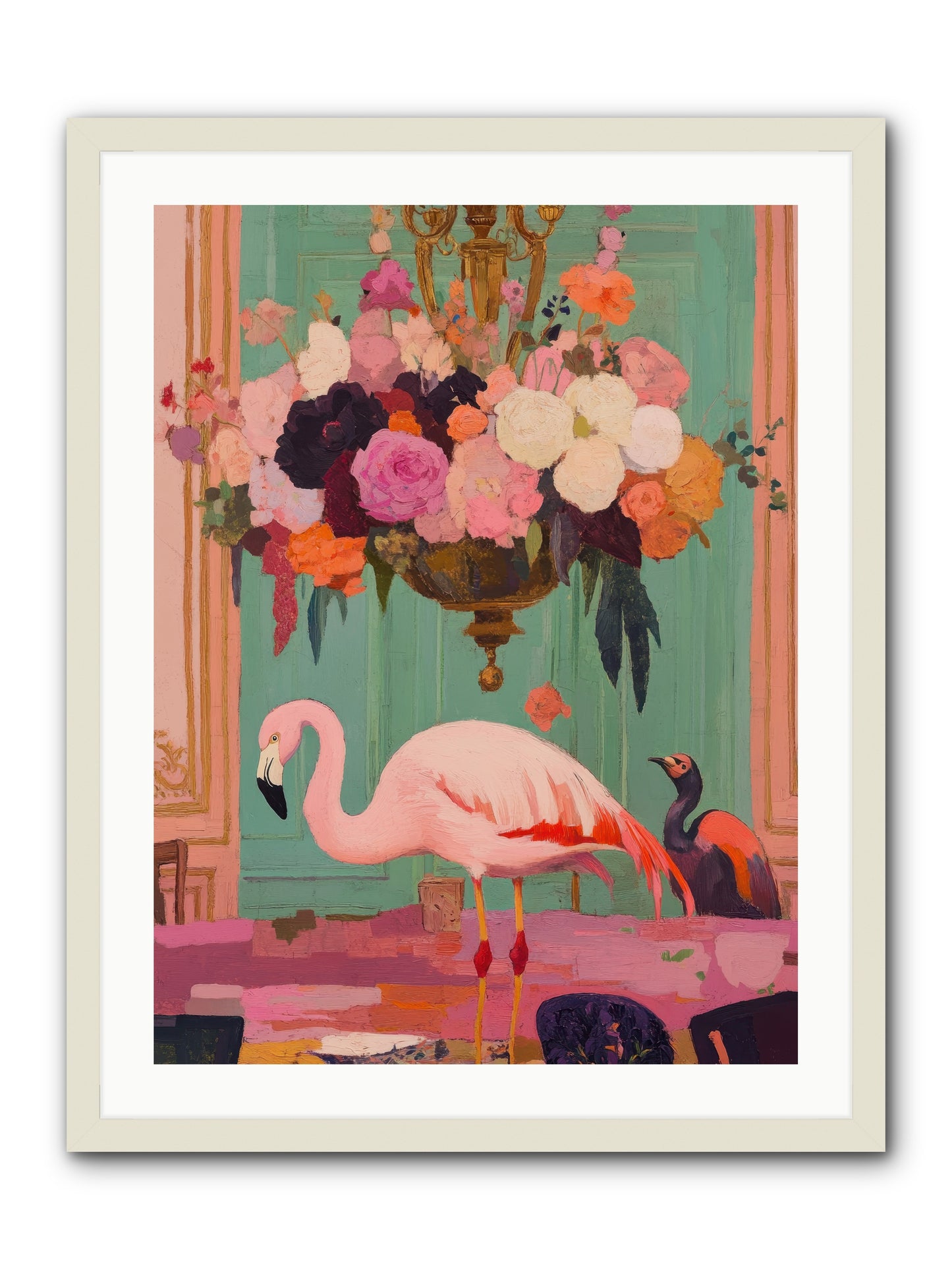 Suspended Wonder -- Framed Print - White 24x32