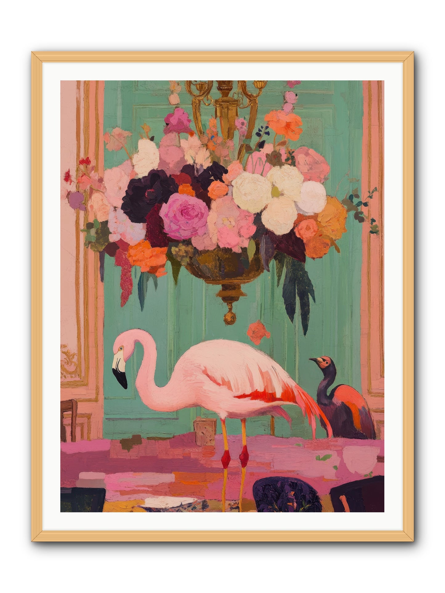 Suspended Wonder -- Framed Print - Natural 36x48