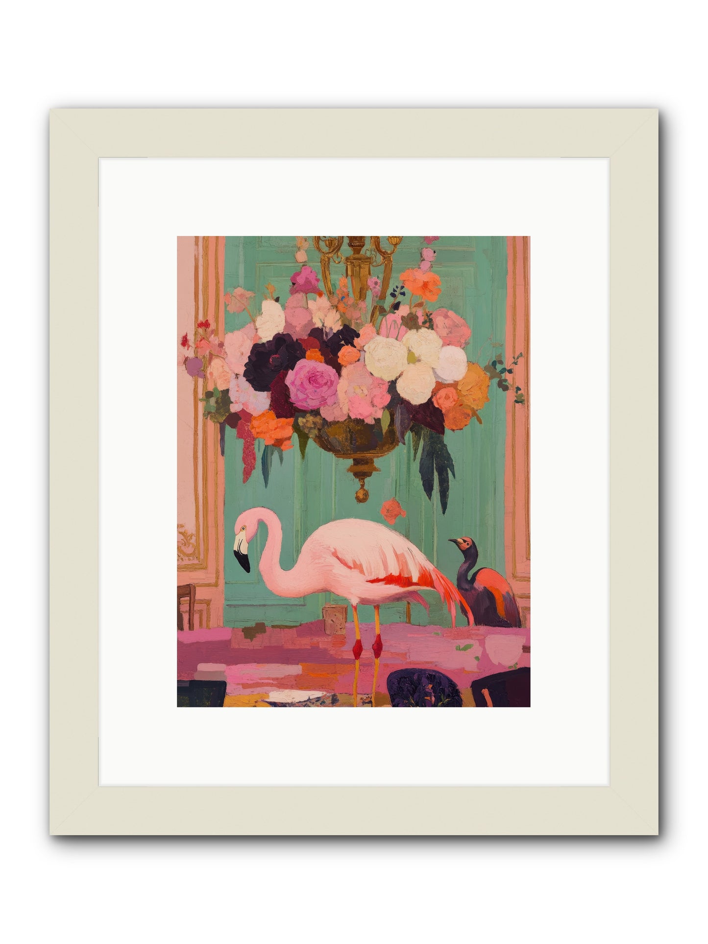 Suspended Wonder -- Framed Print - White 9x12
