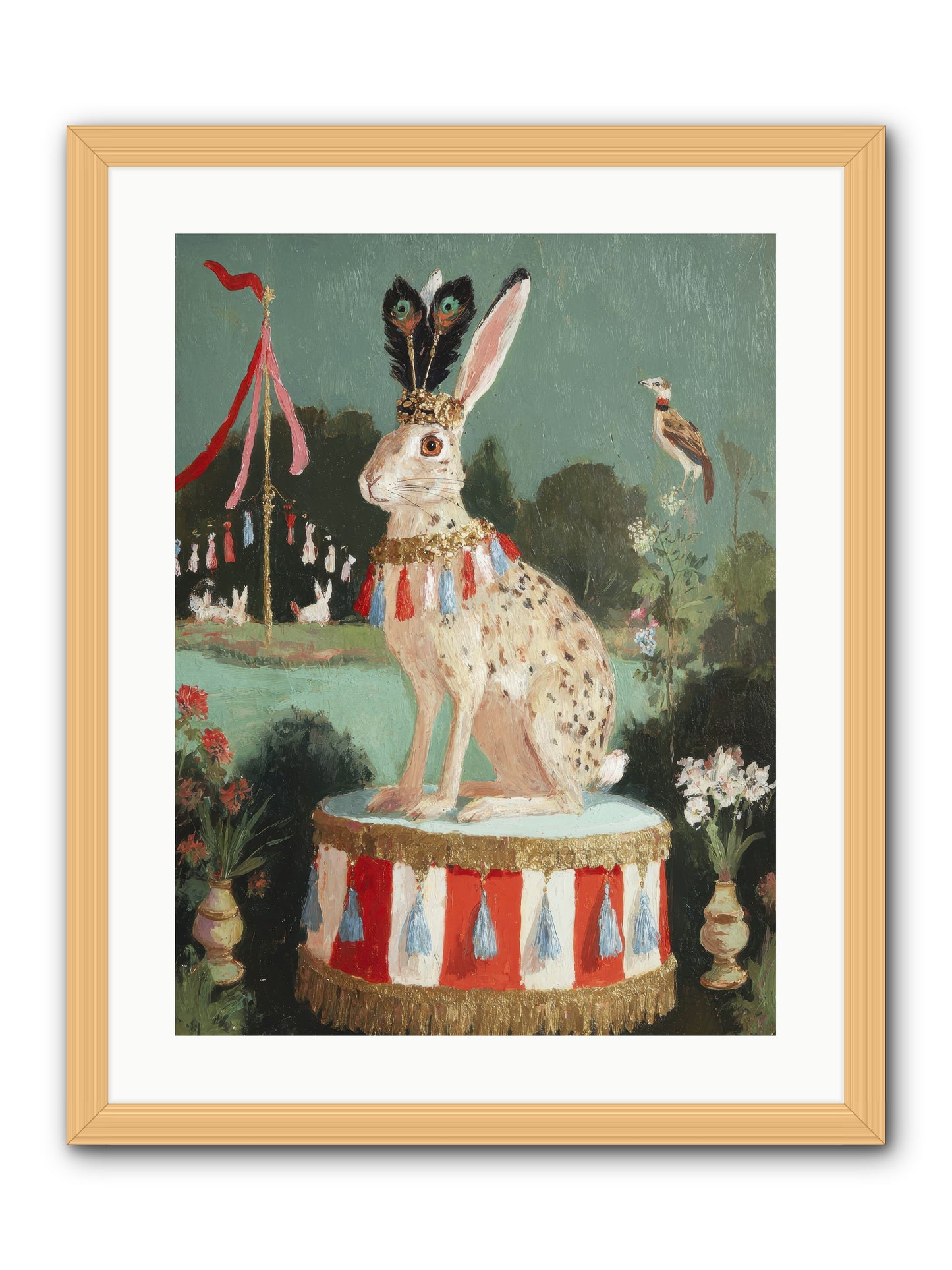 Suspended in Starlight No.1 -- Framed Print - Natural 18x24