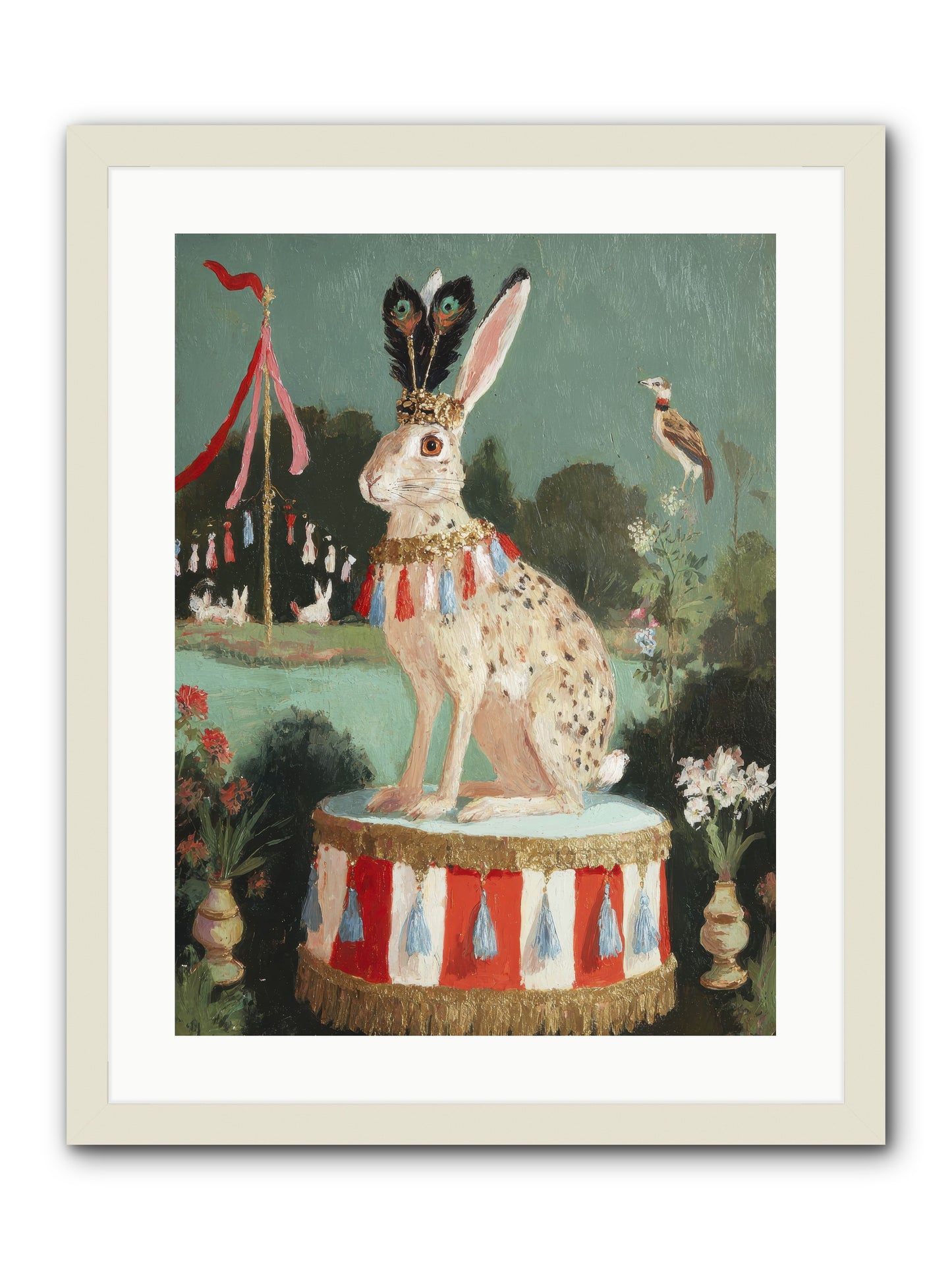 Suspended in Starlight No.1 -- Framed Print - White 18x24