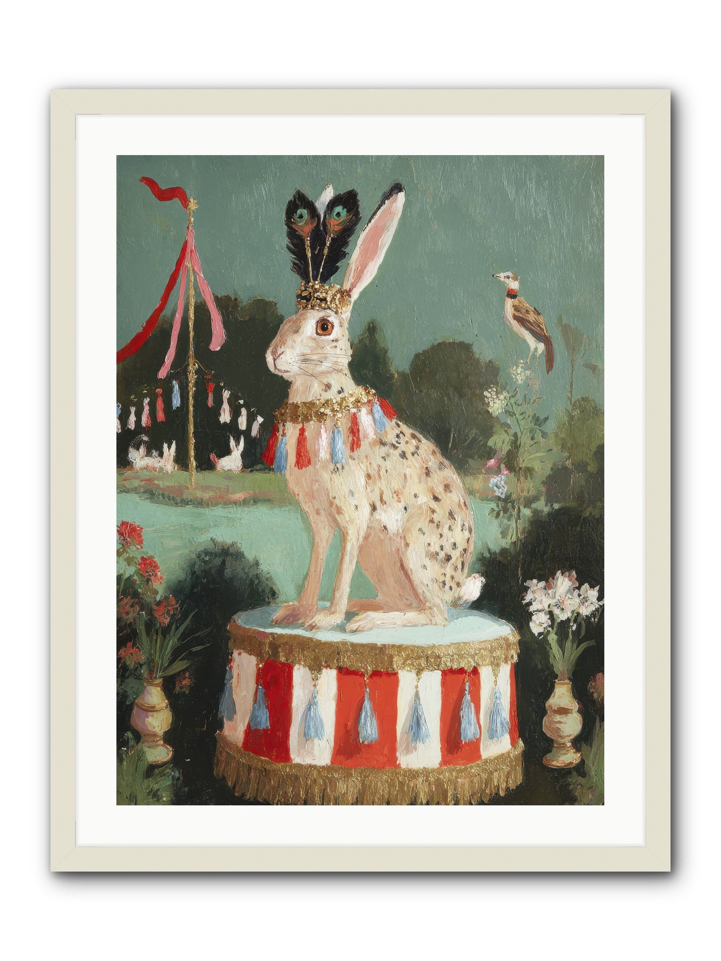 Suspended in Starlight No.1 -- Framed Print - White 24x32