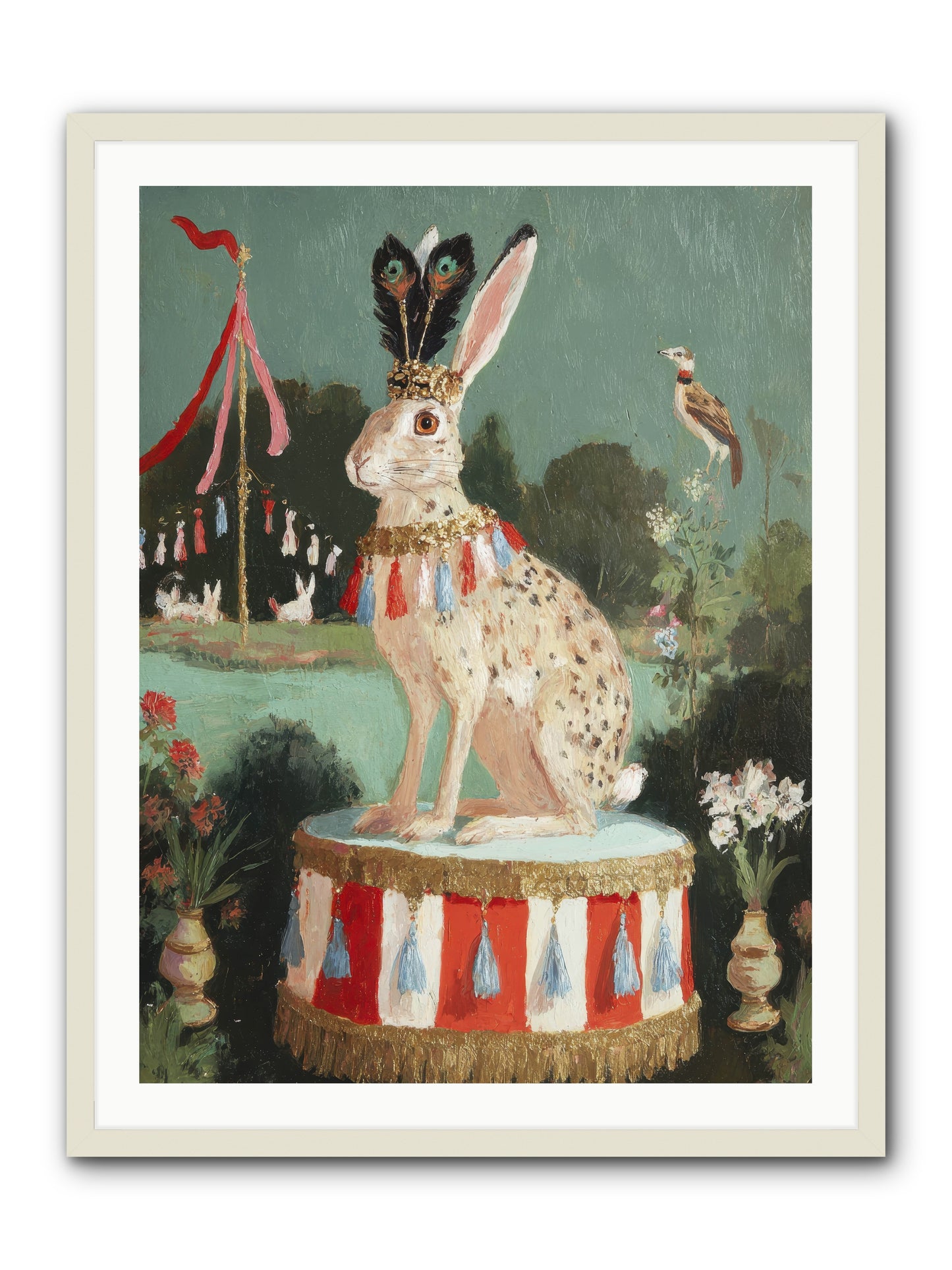 Suspended in Starlight No.1 -- Framed Print - White 30x40