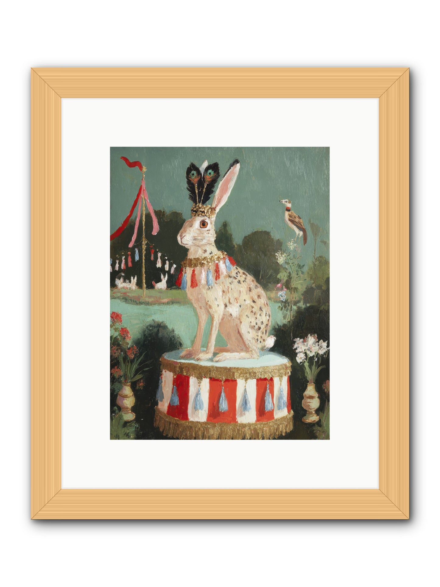 Suspended in Starlight No.1 -- Framed Print - Natural 9x12