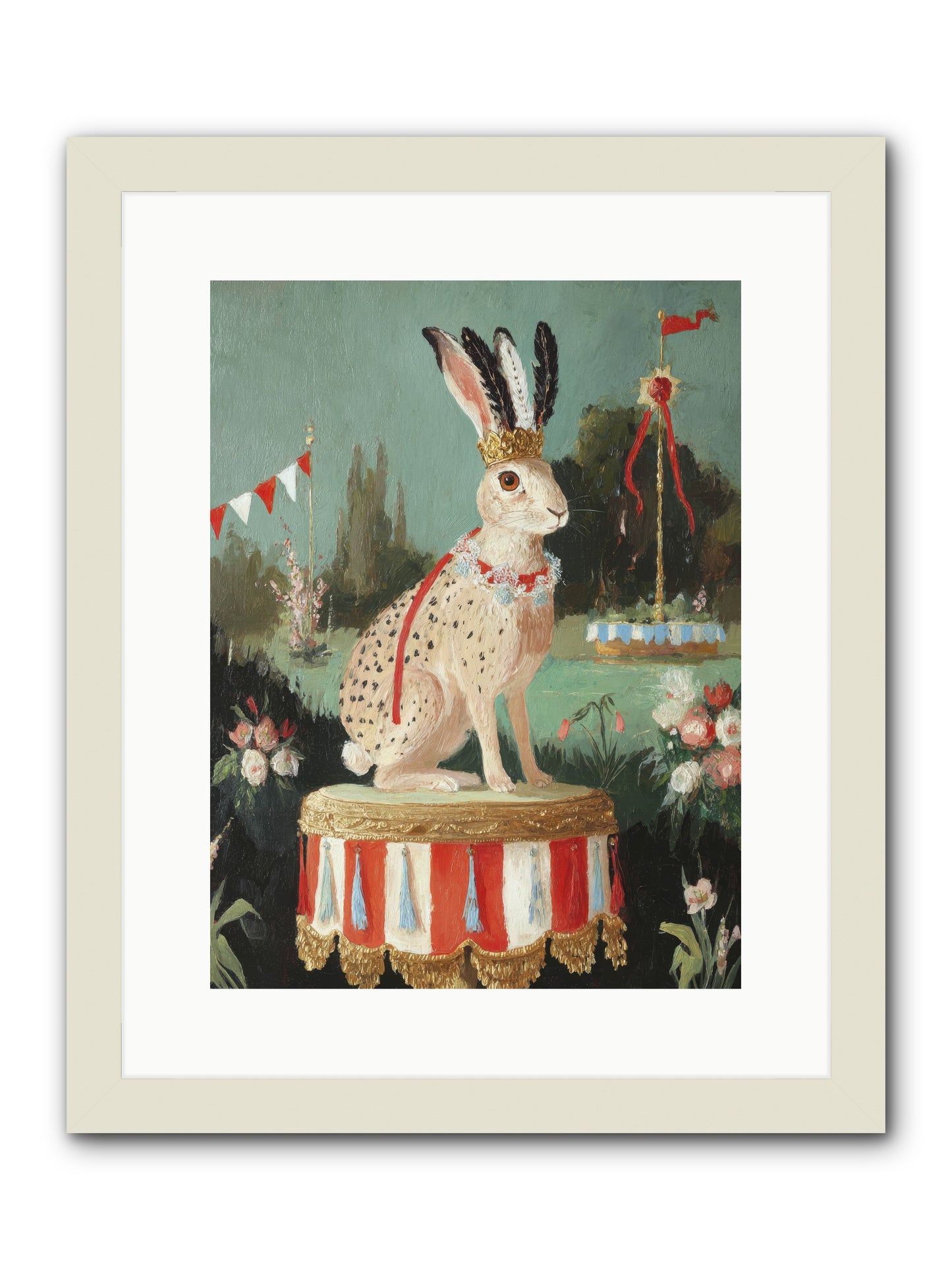 Suspended in Starlight No.2 -- Framed Print - White 12x16