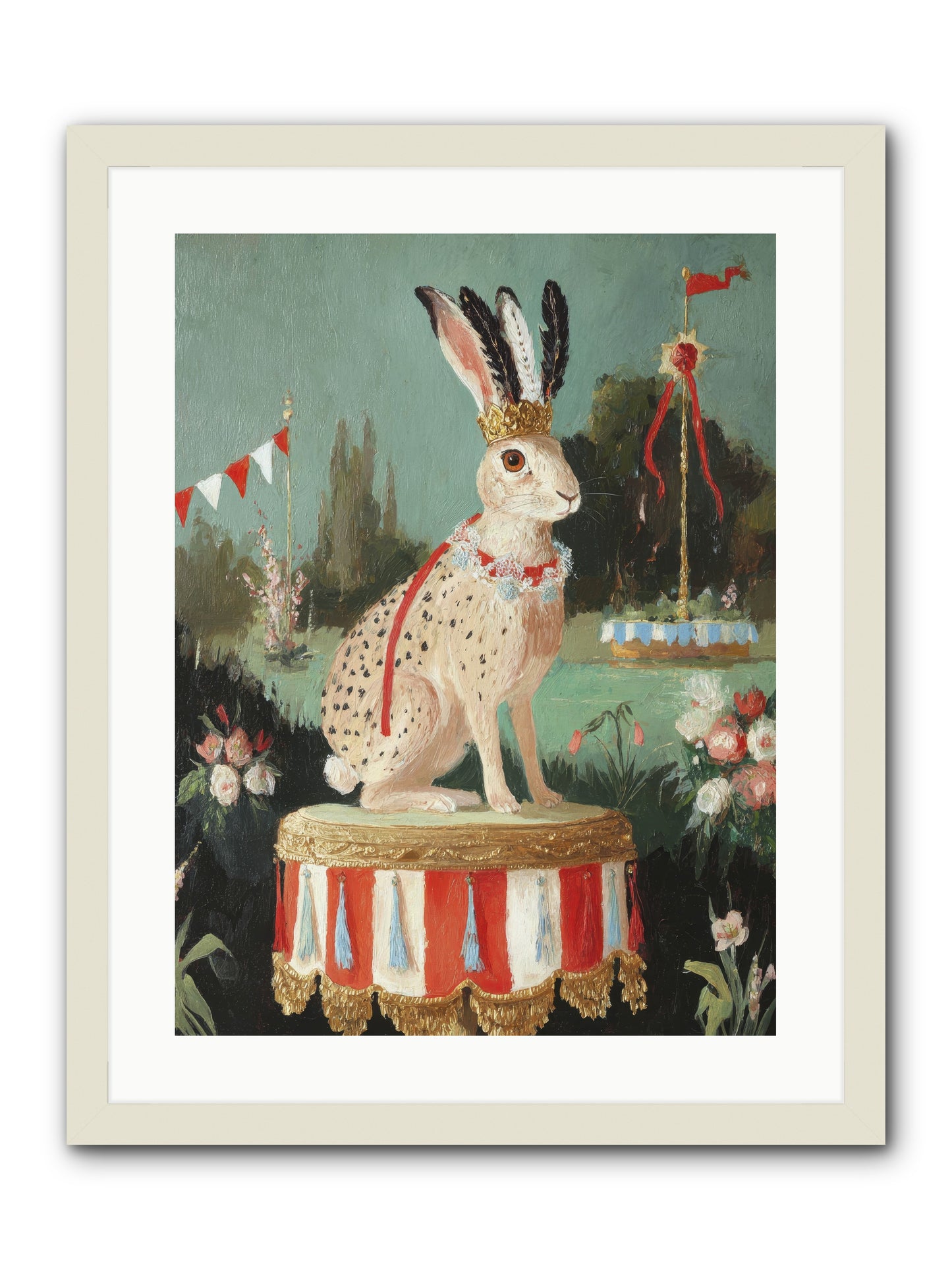 Suspended in Starlight No.2 -- Framed Print - White 18x24