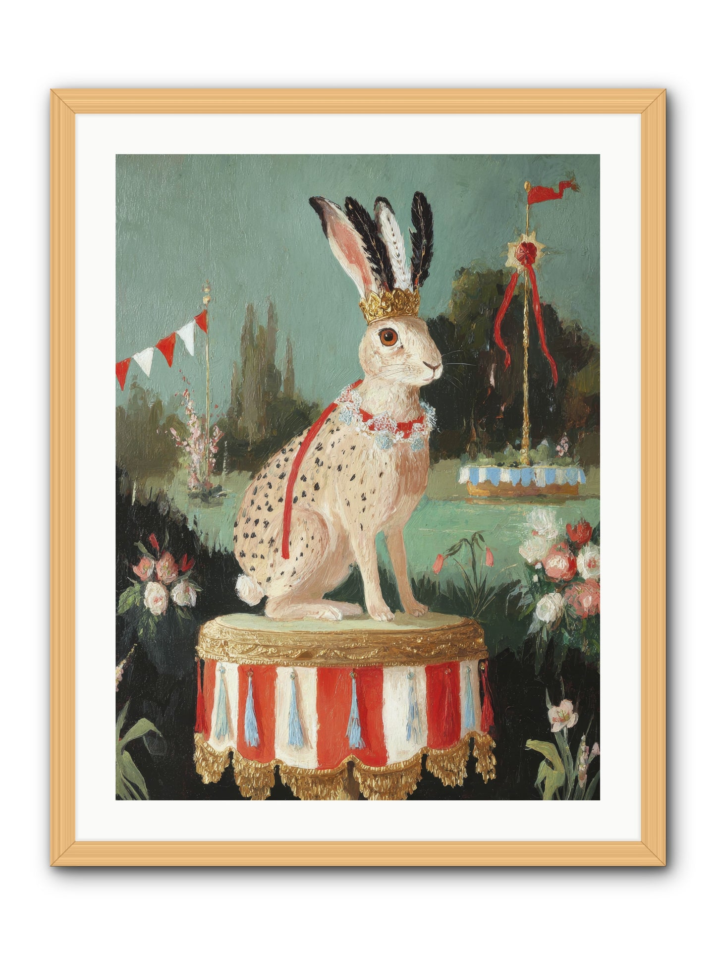Suspended in Starlight No.2 -- Framed Print - Natural 24x32