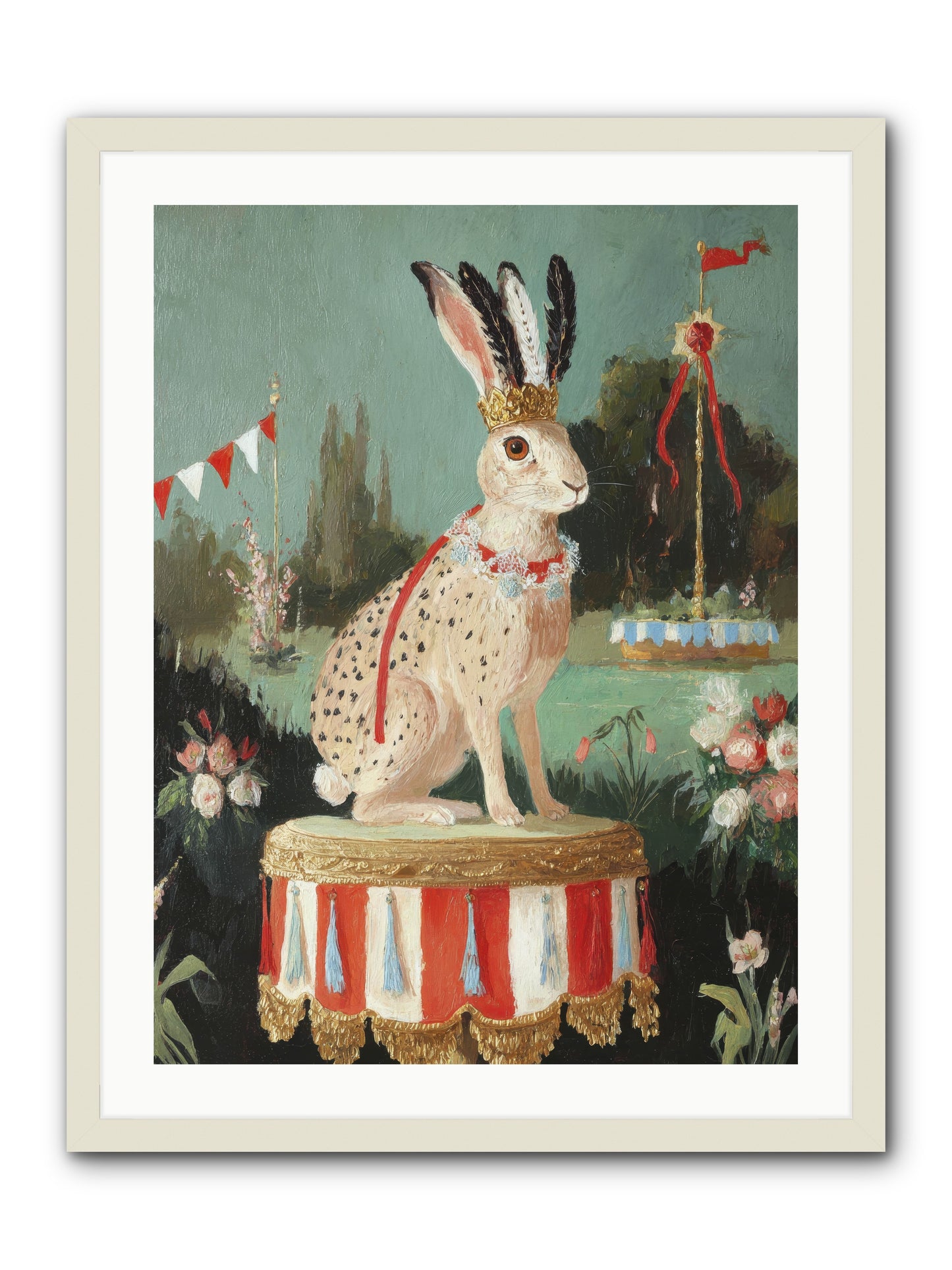 Suspended in Starlight No.2 -- Framed Print - White 24x32