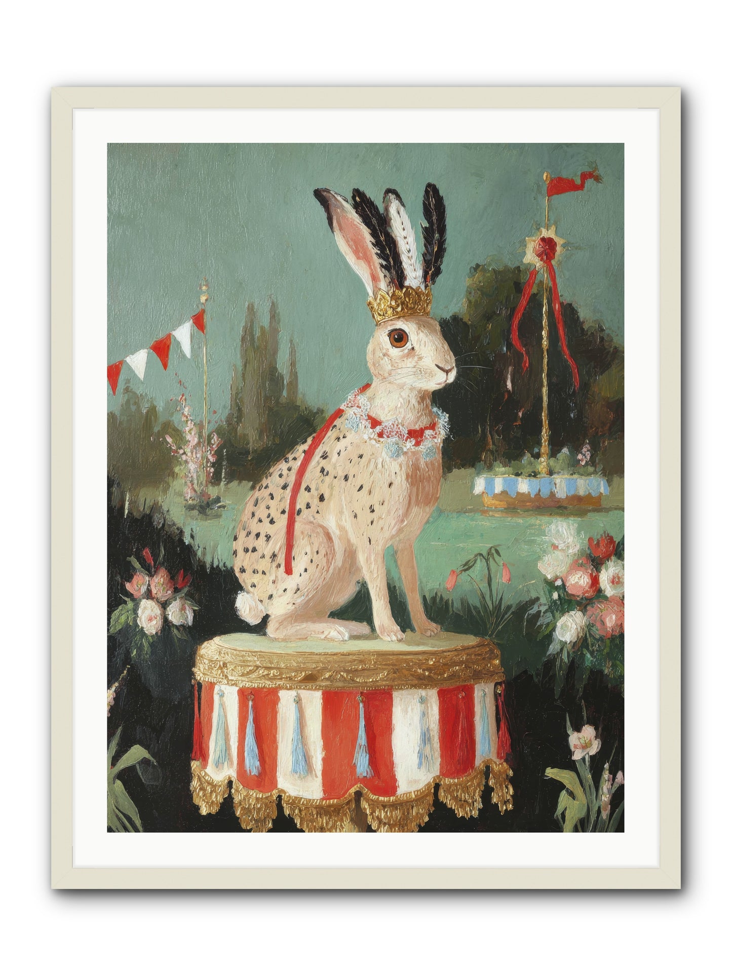 Suspended in Starlight No.2 -- Framed Print - White 30x40