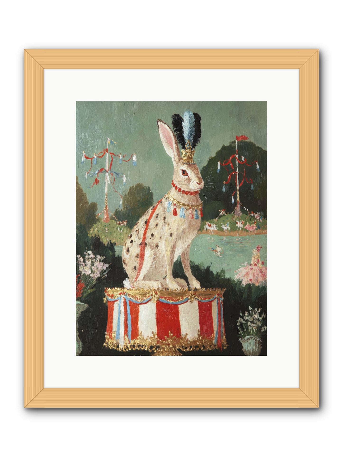 Suspended in Starlight No.3 -- Framed Print - Natural 12x16