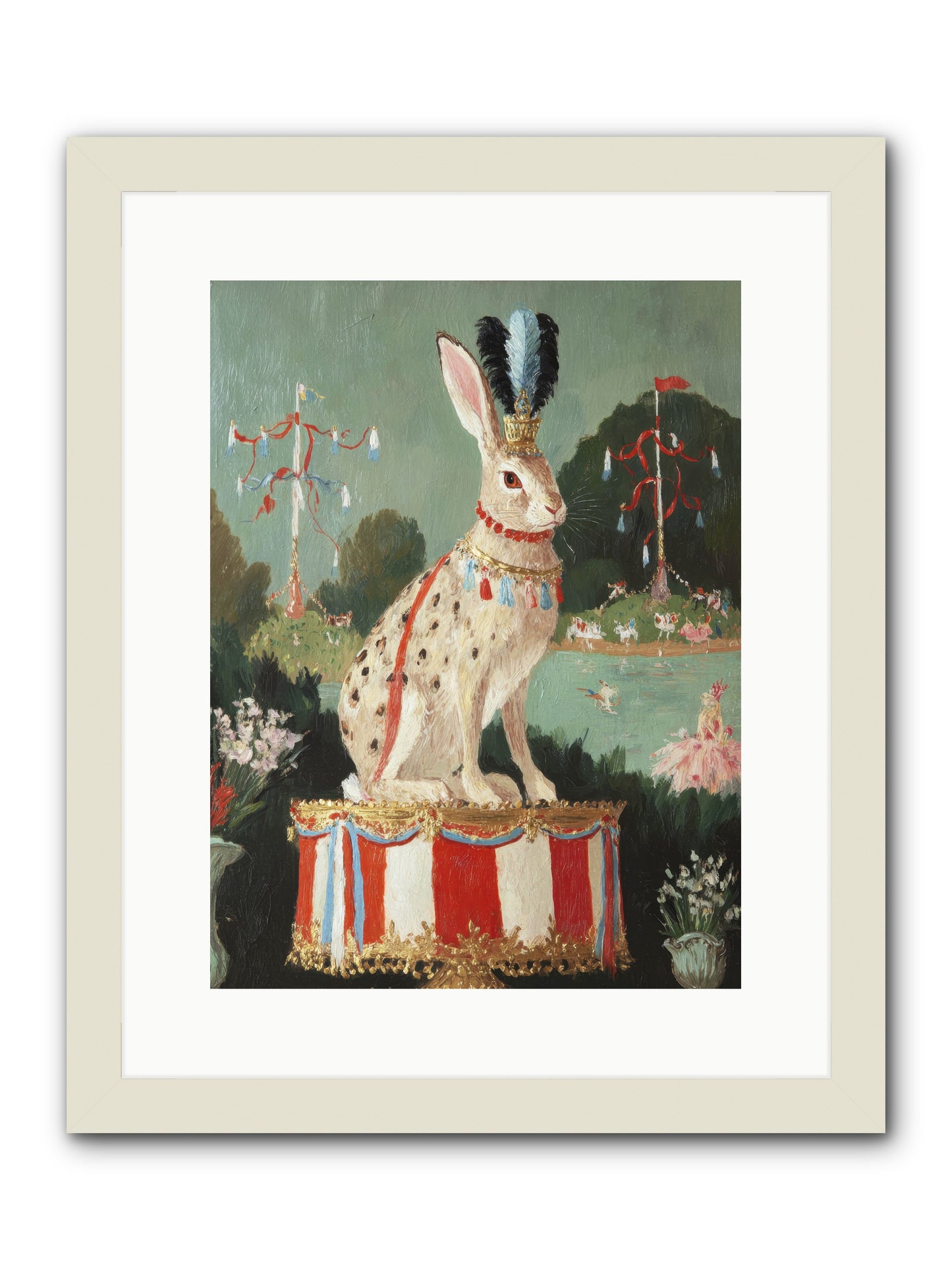 Suspended in Starlight No.3 -- Framed Print - White 12x16