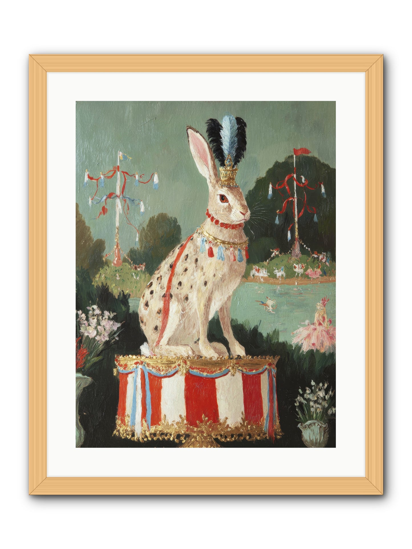 Suspended in Starlight No.3 -- Framed Print - Natural 18x24