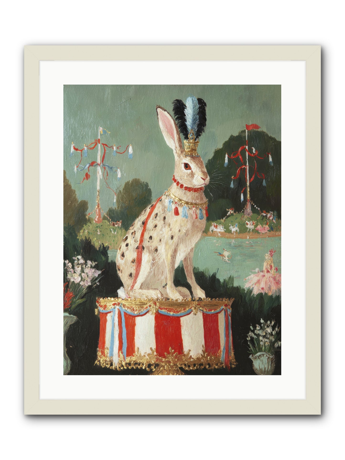 Suspended in Starlight No.3 -- Framed Print - White 18x24