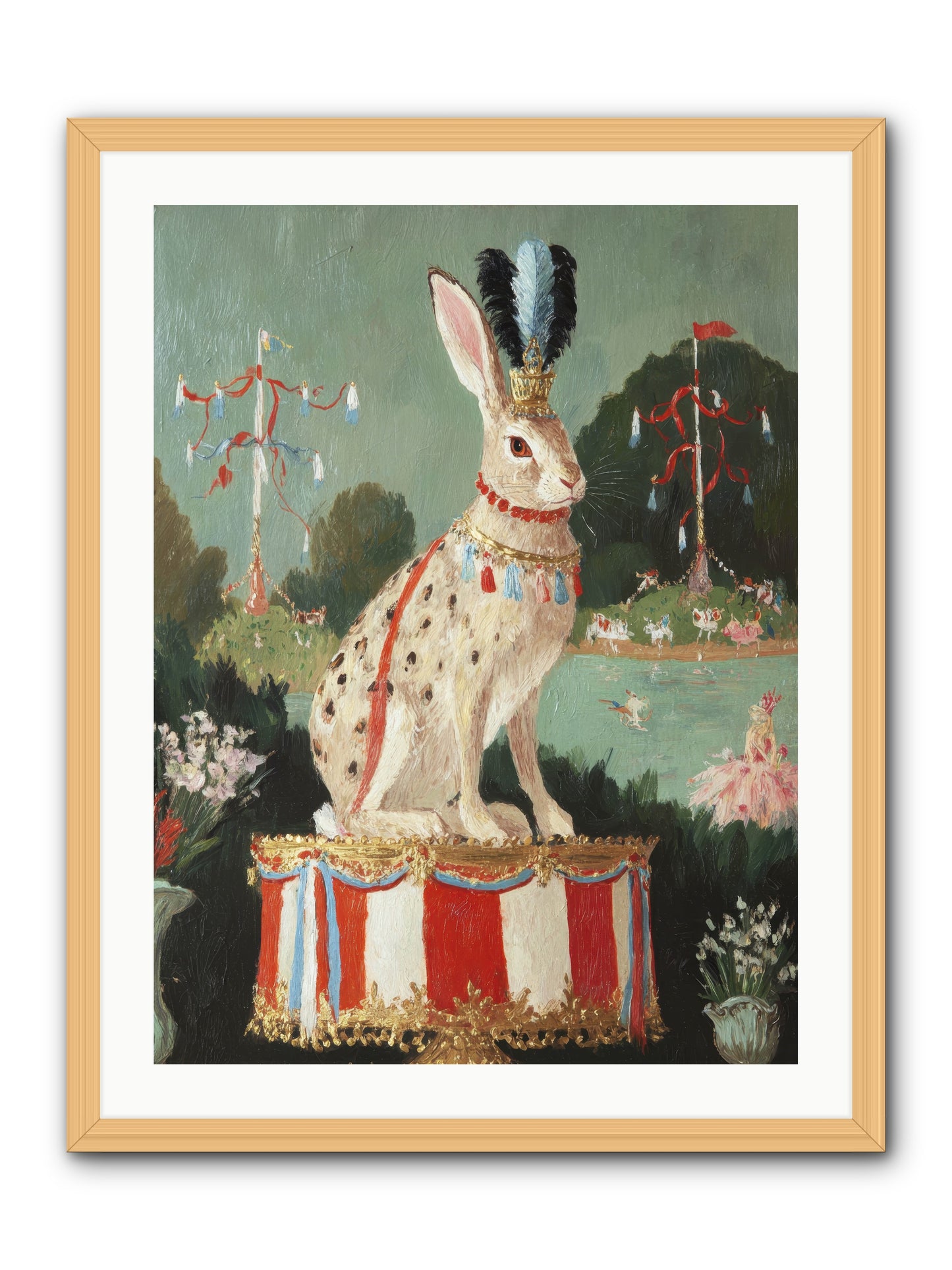 Suspended in Starlight No.3 -- Framed Print - Natural 24x32