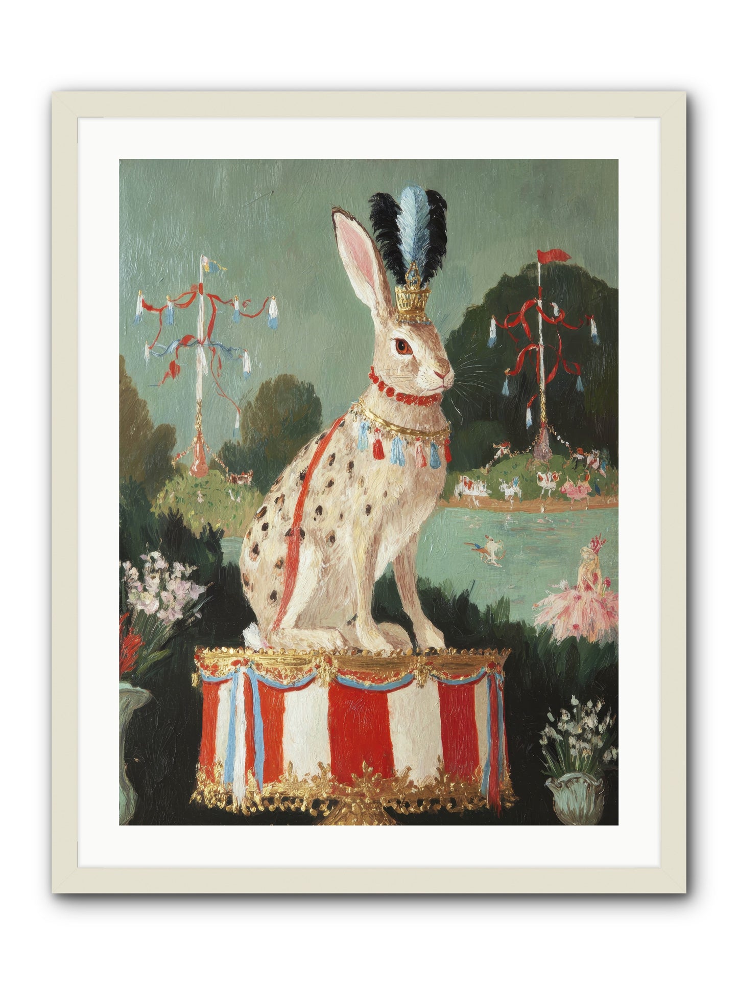 Suspended in Starlight No.3 -- Framed Print - White 24x32