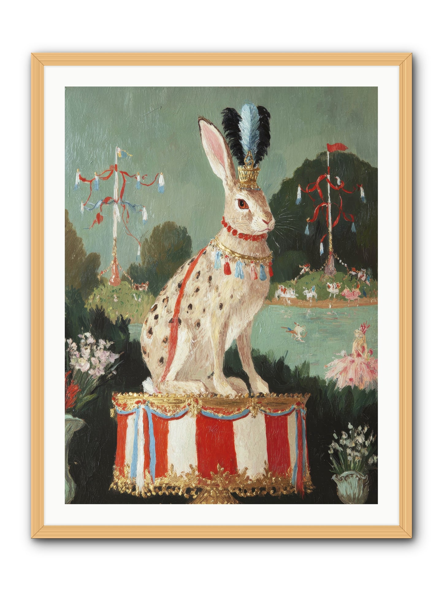 Suspended in Starlight No.3 -- Framed Print - Natural 30x40