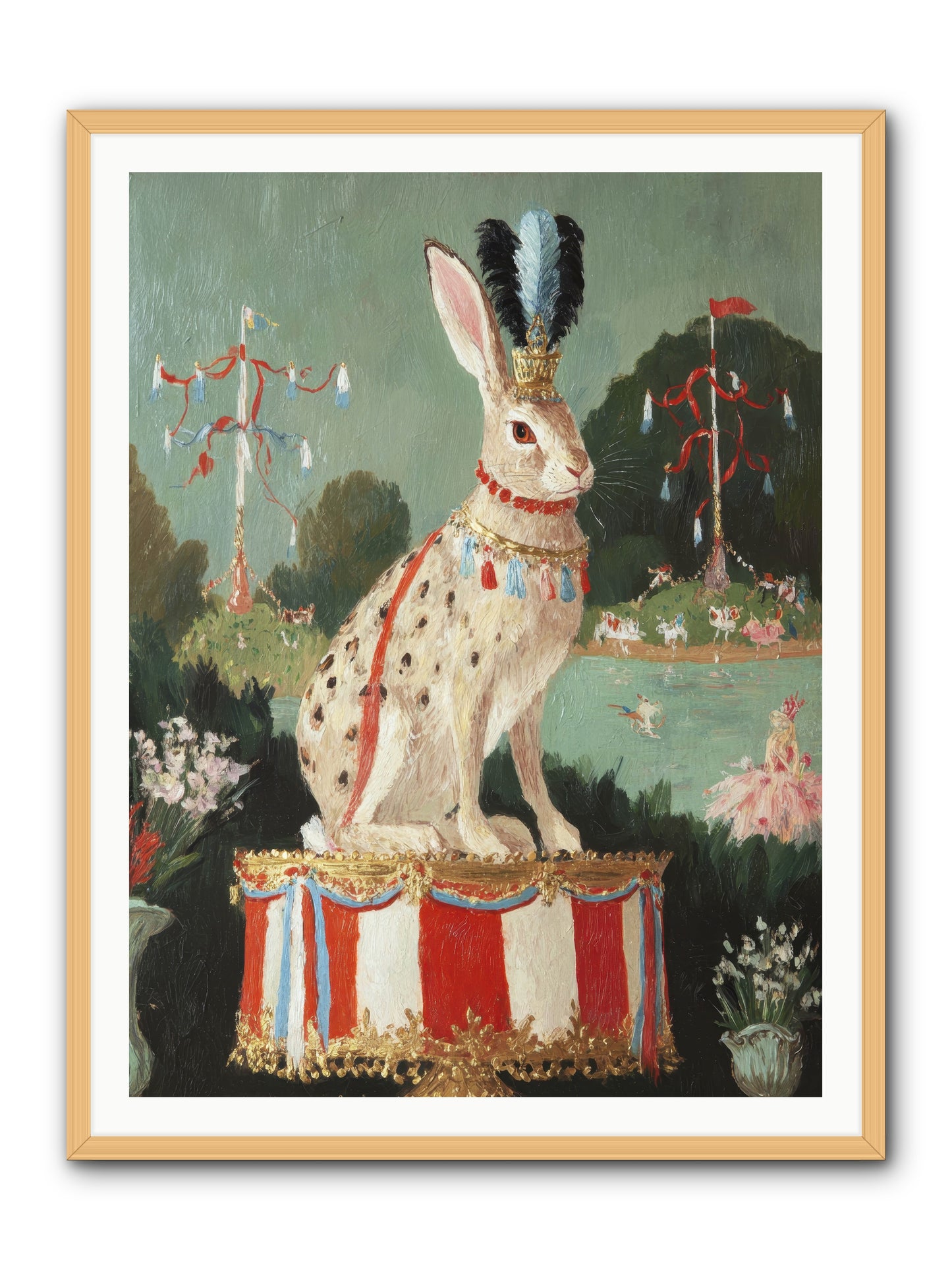 Suspended in Starlight No.3 -- Framed Print - Natural 36x48