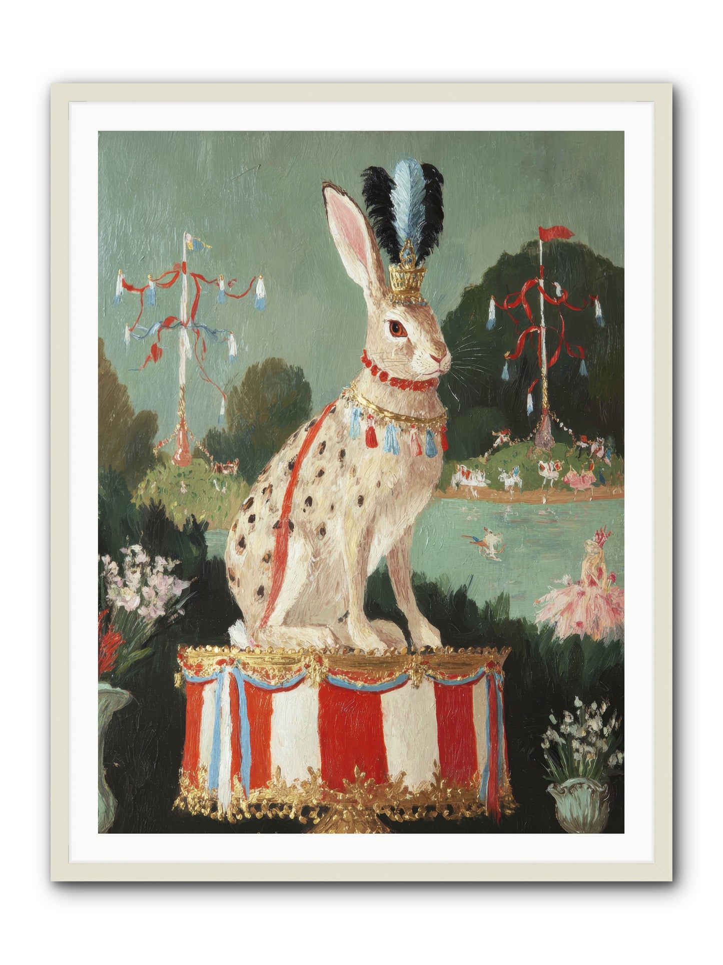 Suspended in Starlight No.3 -- Framed Print - White 36x48