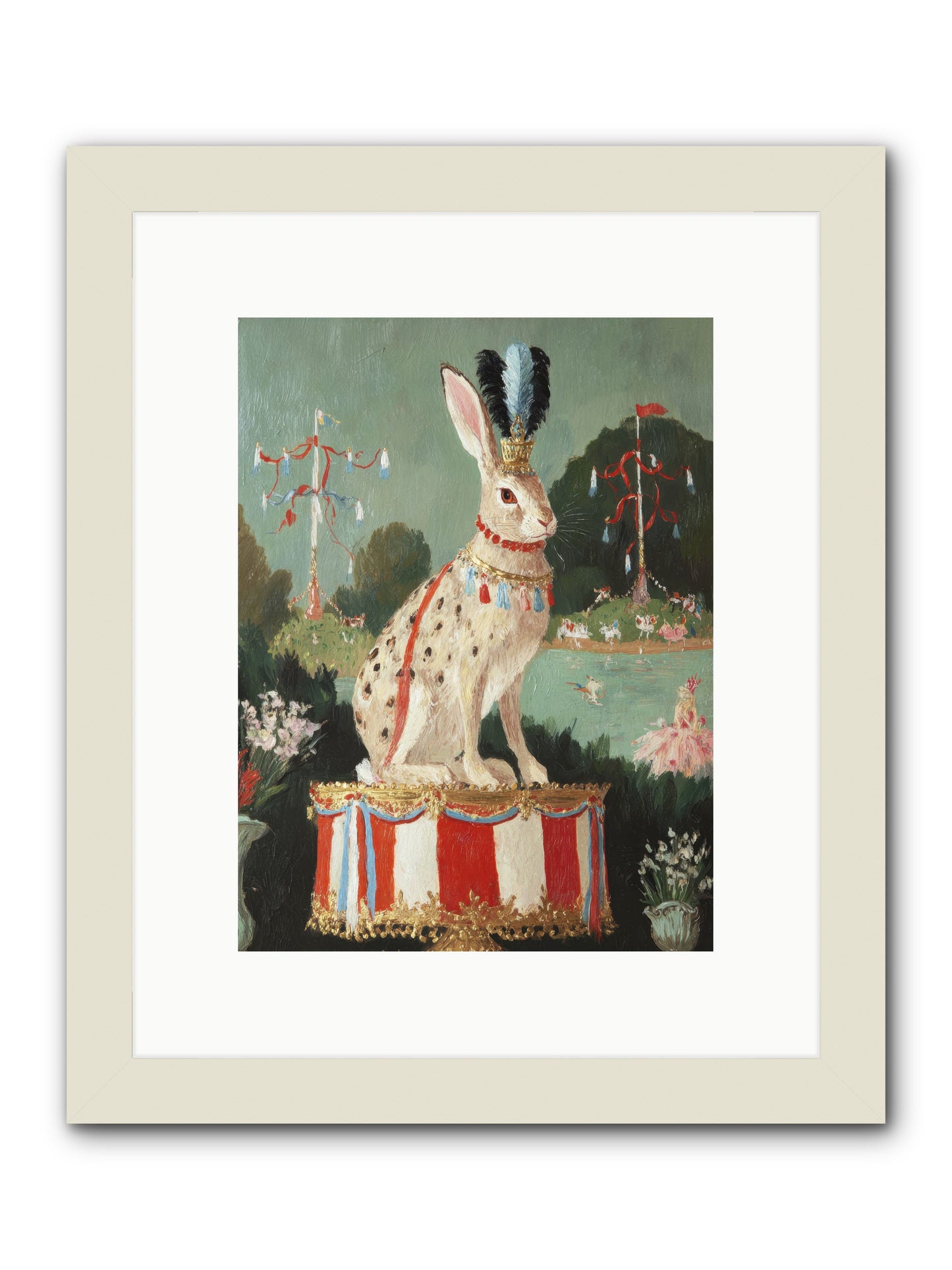 Suspended in Starlight No.3 -- Framed Print - White 9x12