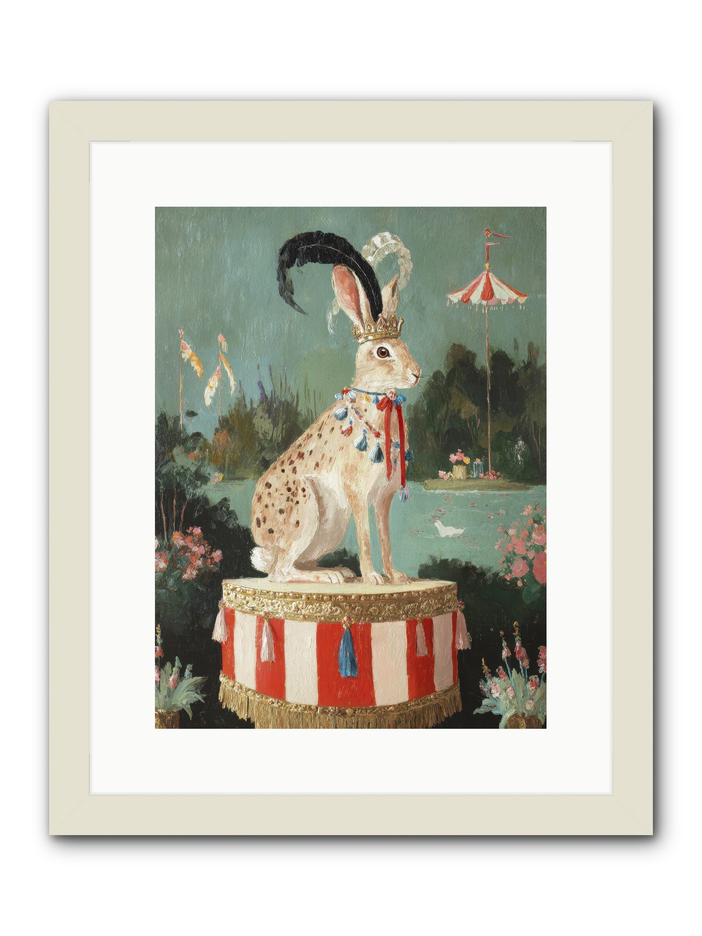 Suspended in Starlight No.4 -- Framed Print - White 12x16