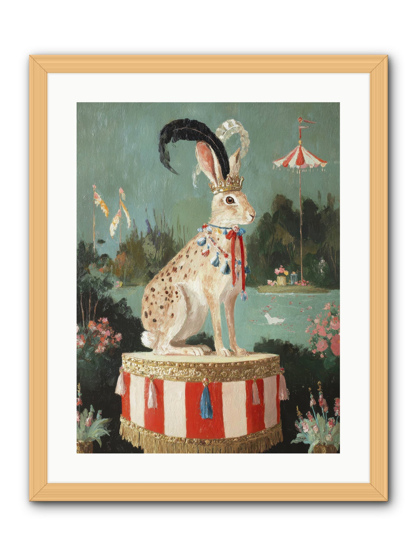 Suspended in Starlight No.4 -- Framed Print - Natural 18x24