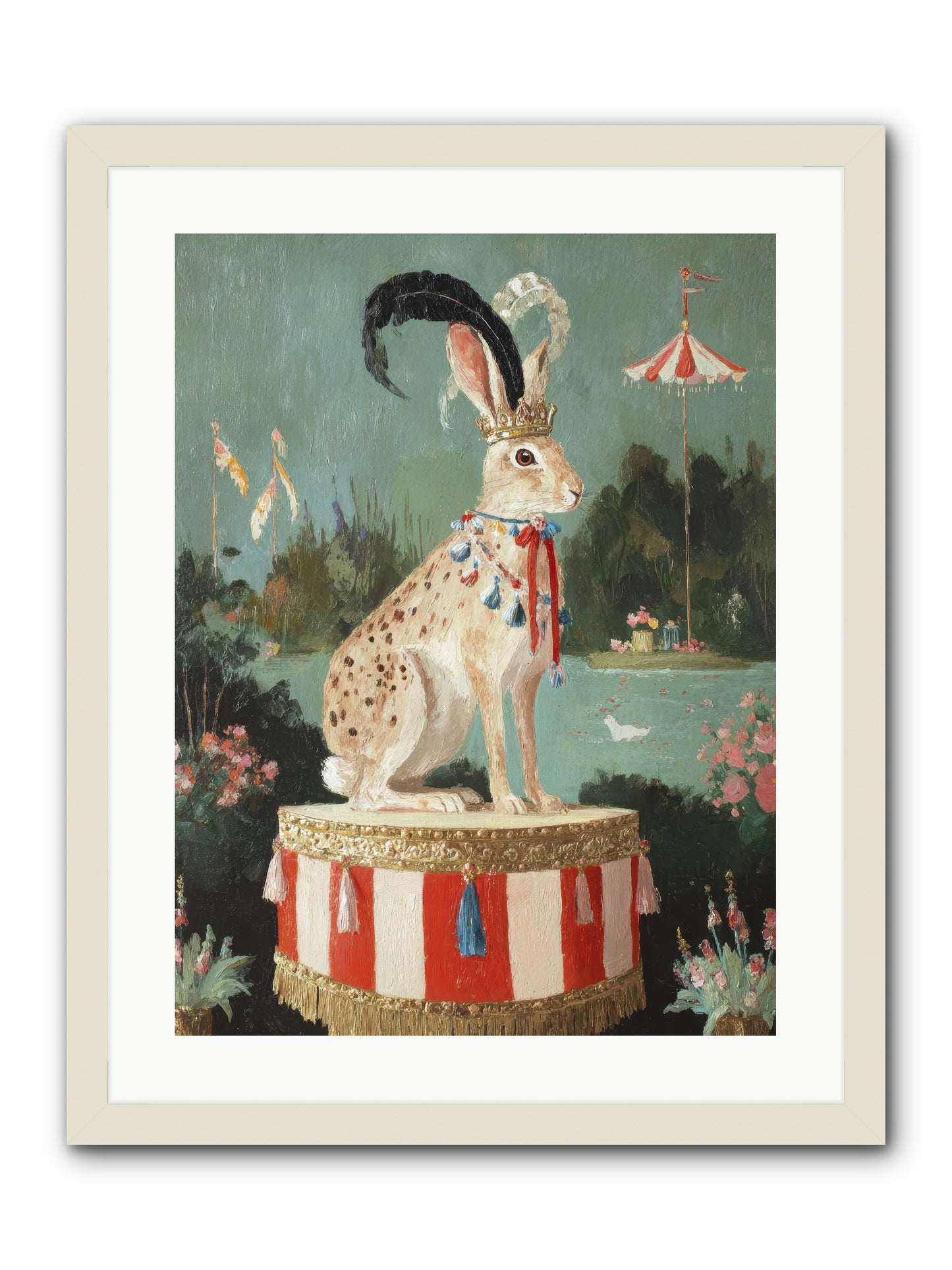 Suspended in Starlight No.4 -- Framed Print - White 18x24