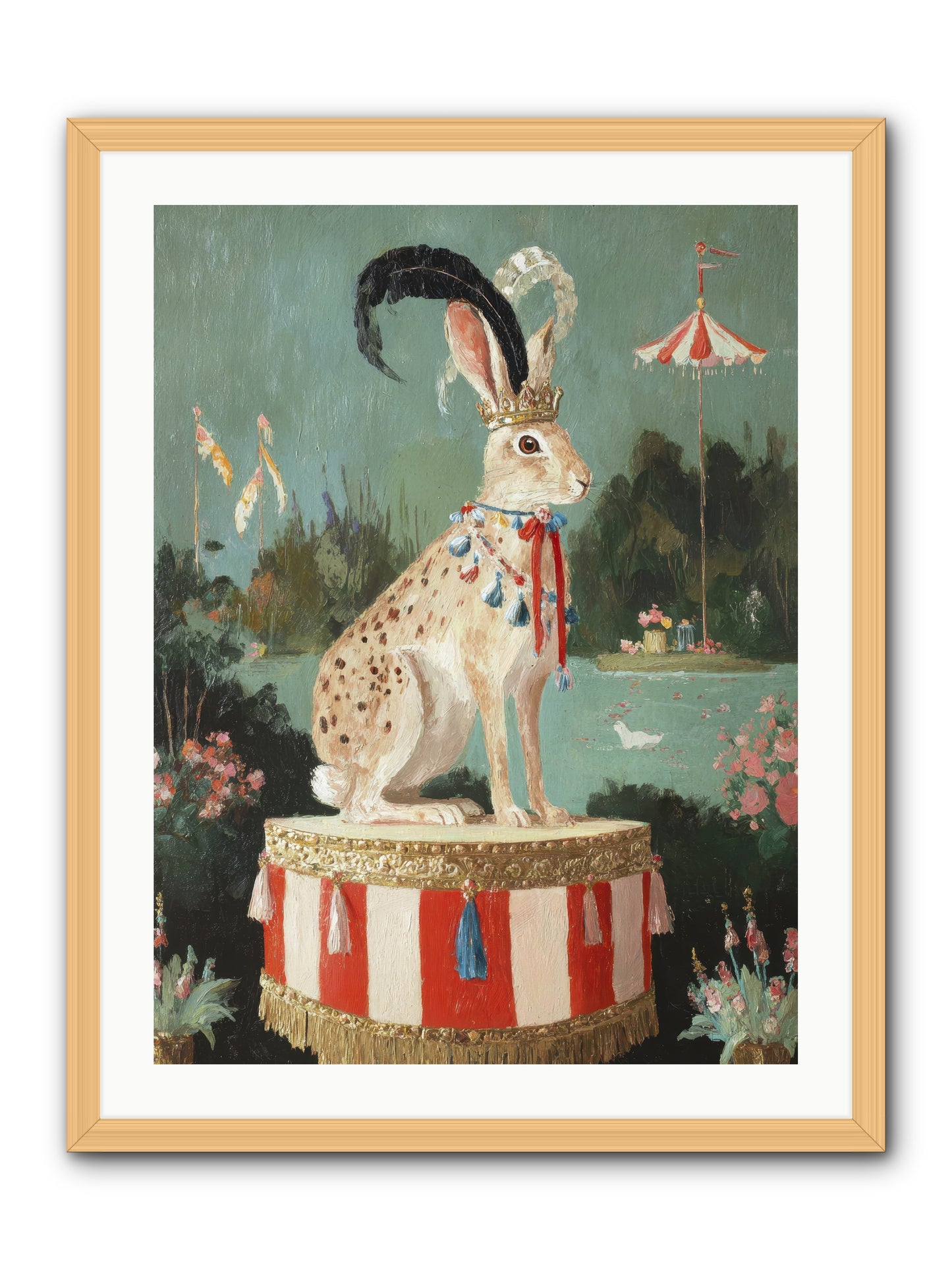 Suspended in Starlight No.4 -- Framed Print - Natural 24x32