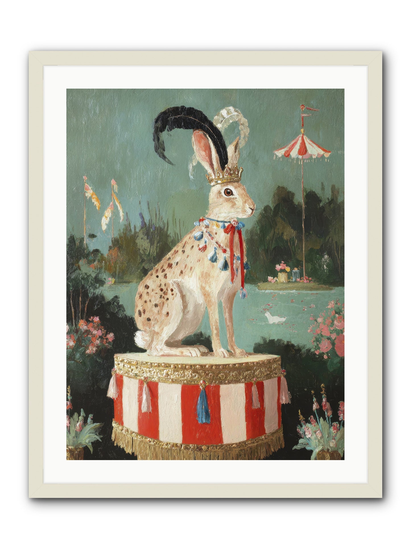 Suspended in Starlight No.4 -- Framed Print - White 24x32