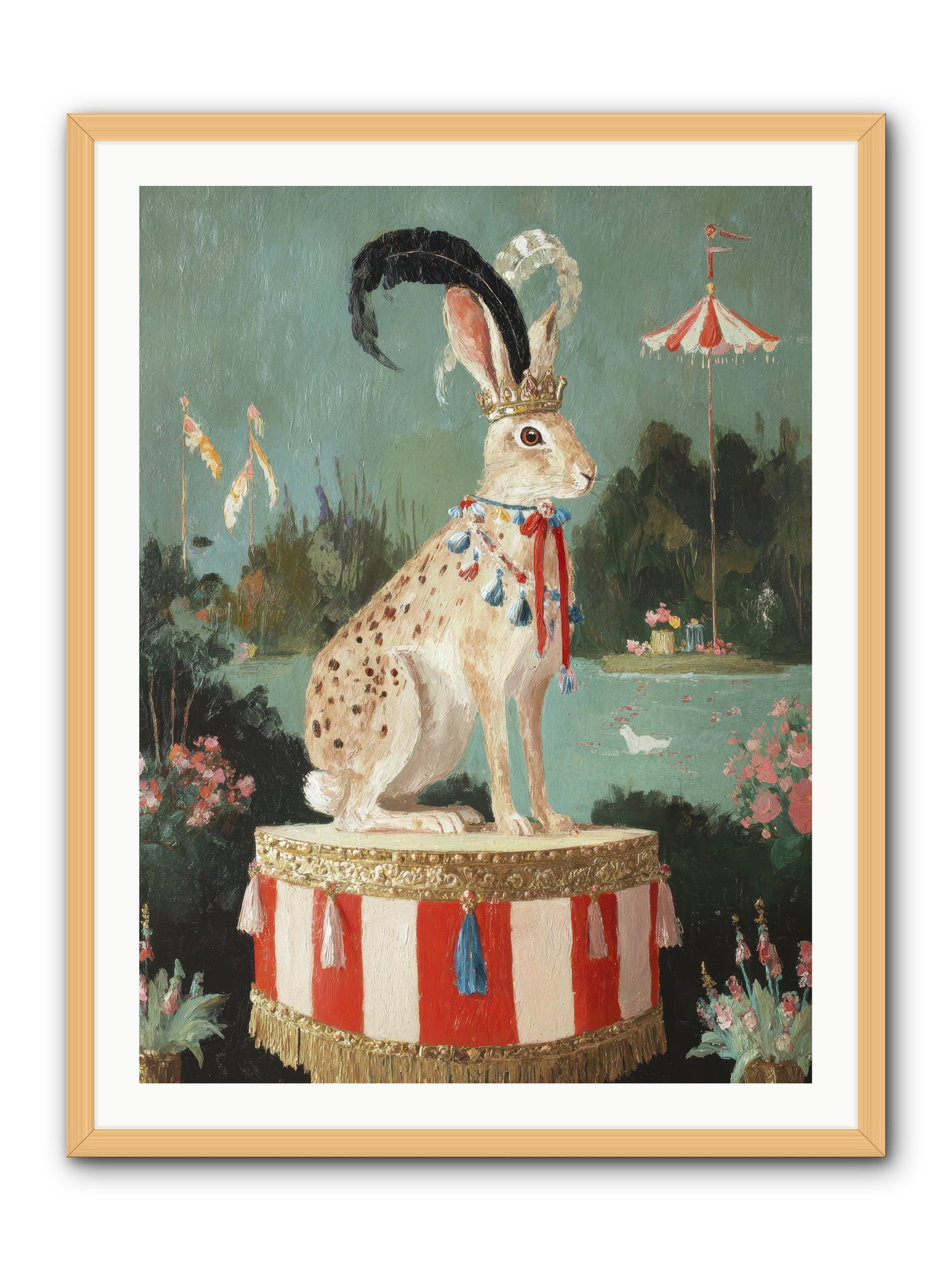 Suspended in Starlight No.4 -- Framed Print - Natural 30x40