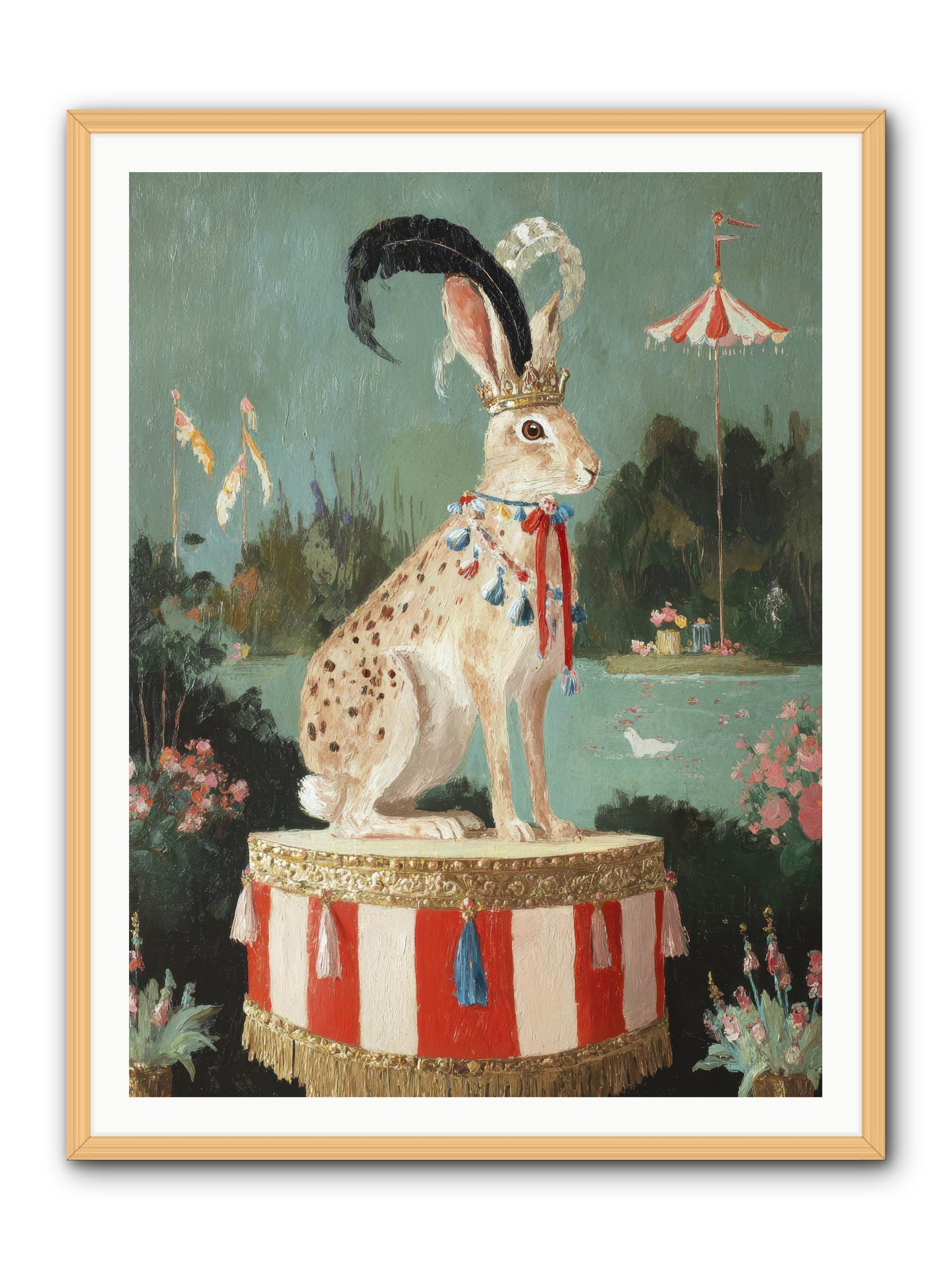 Suspended in Starlight No.4 -- Framed Print - Natural 36x48