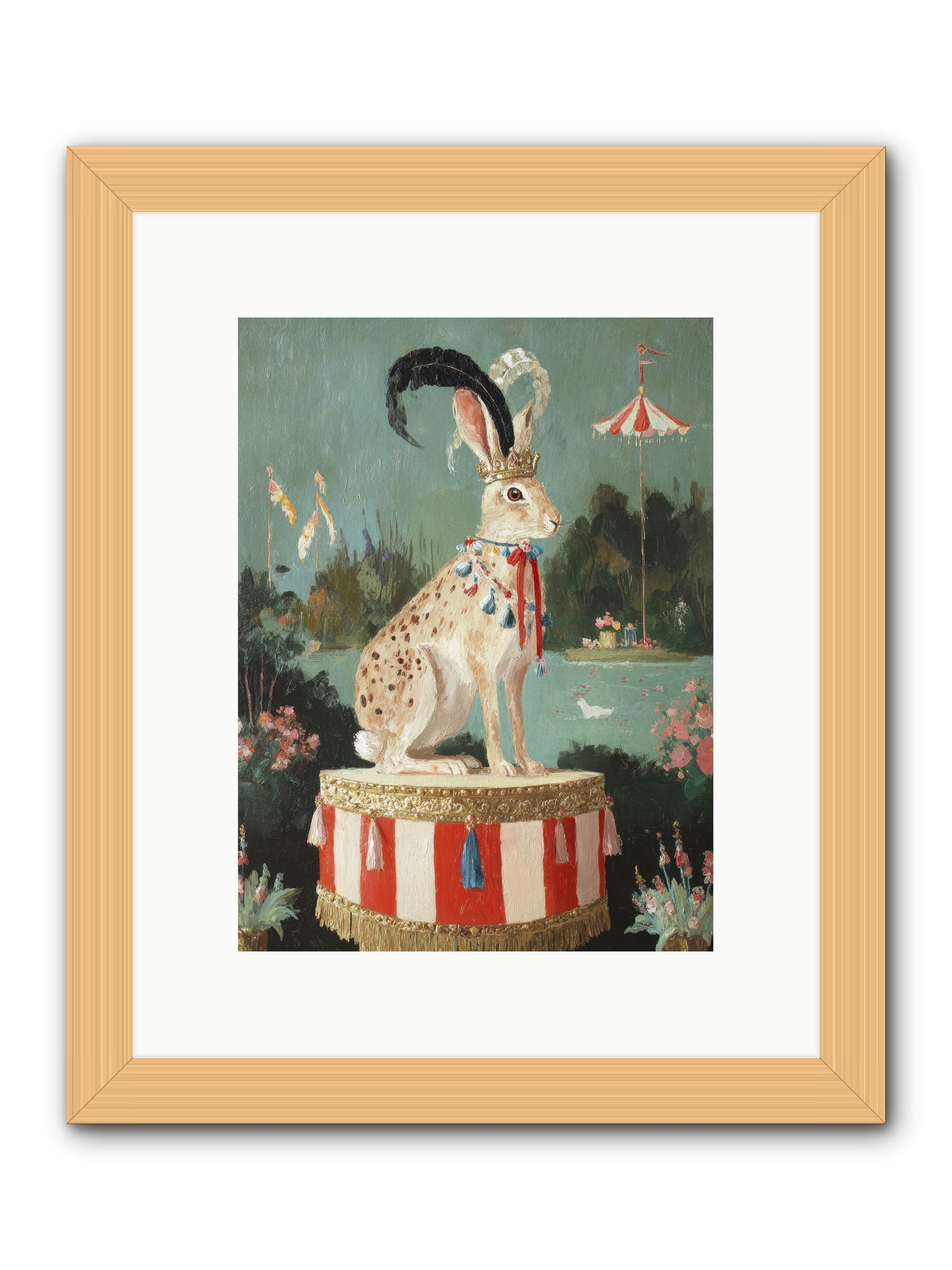Suspended in Starlight No.4 -- Framed Print - Natural 9x12