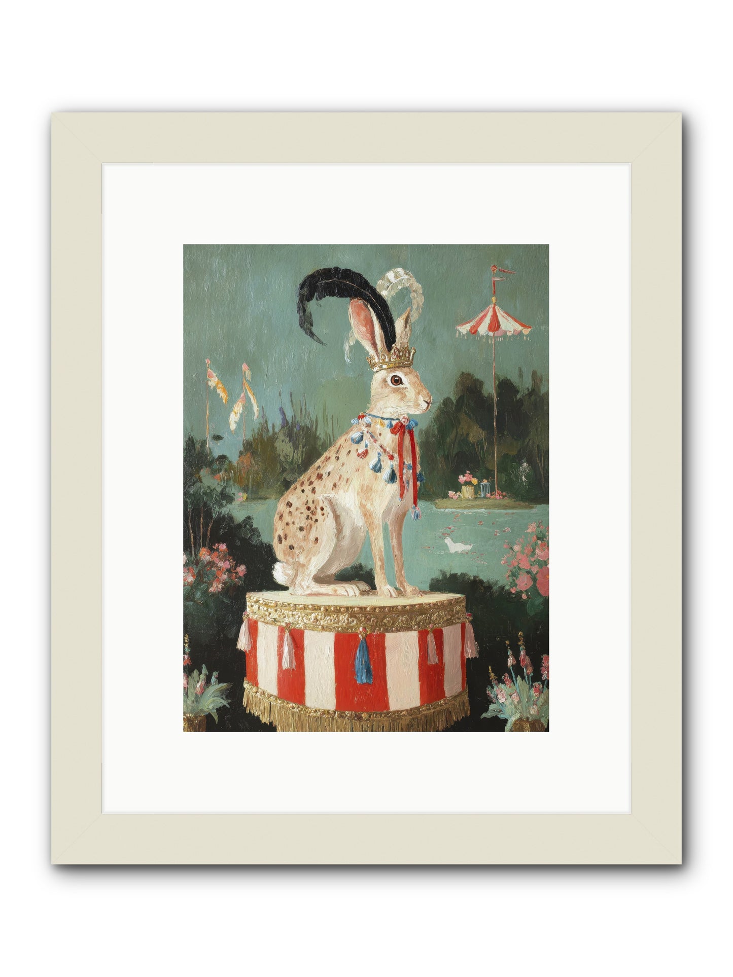Suspended in Starlight No.4 -- Framed Print - White 9x12