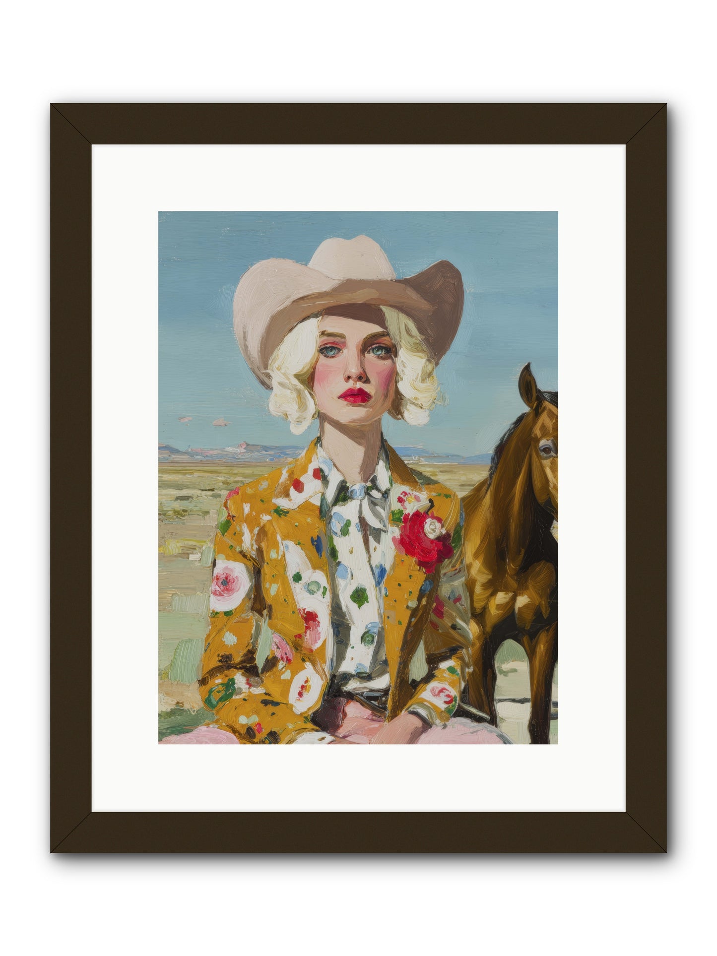 Suspended in the Almost -- Framed Print - Black 12x16