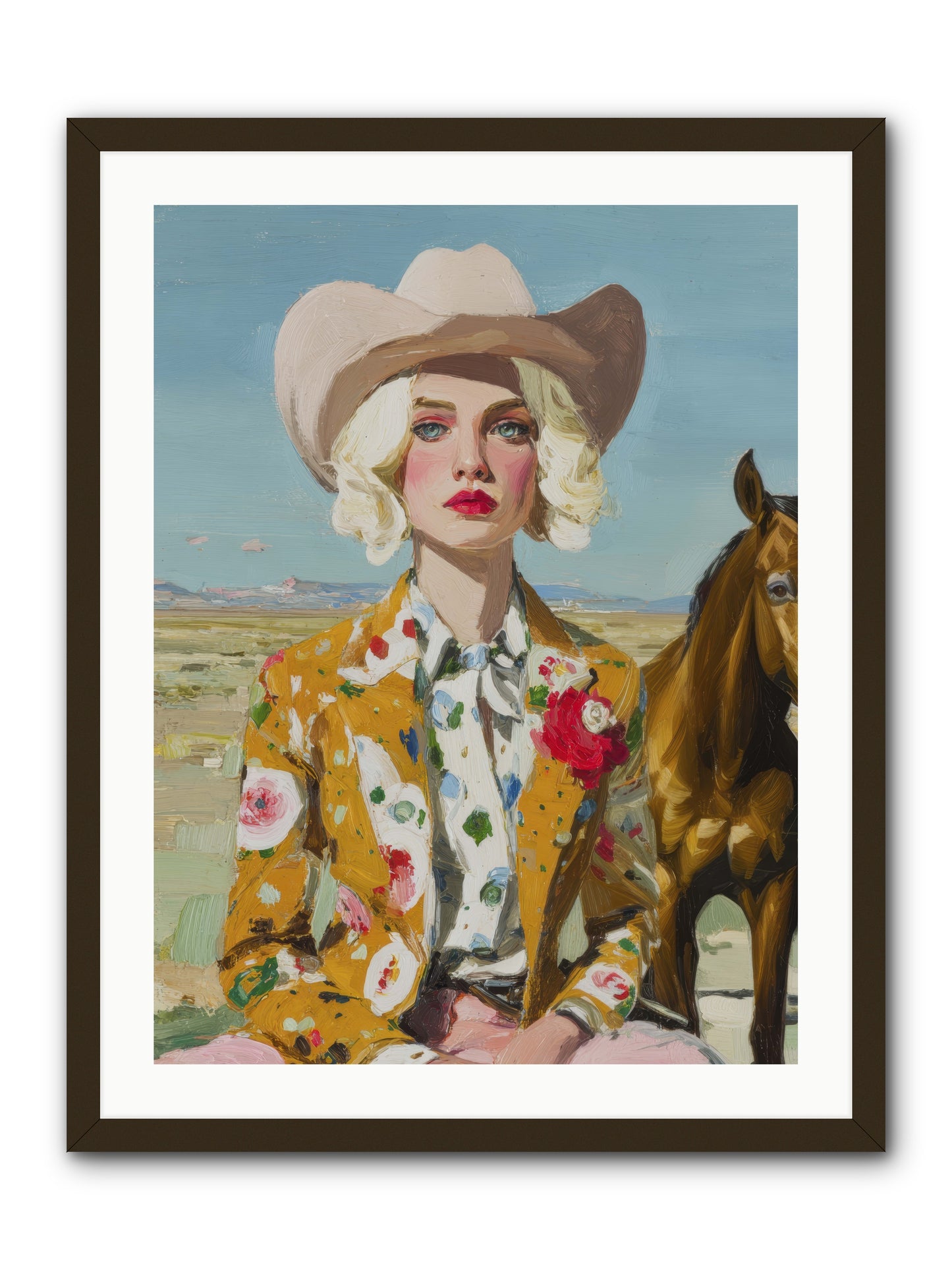 Suspended in the Almost -- Framed Print - Black 24x32