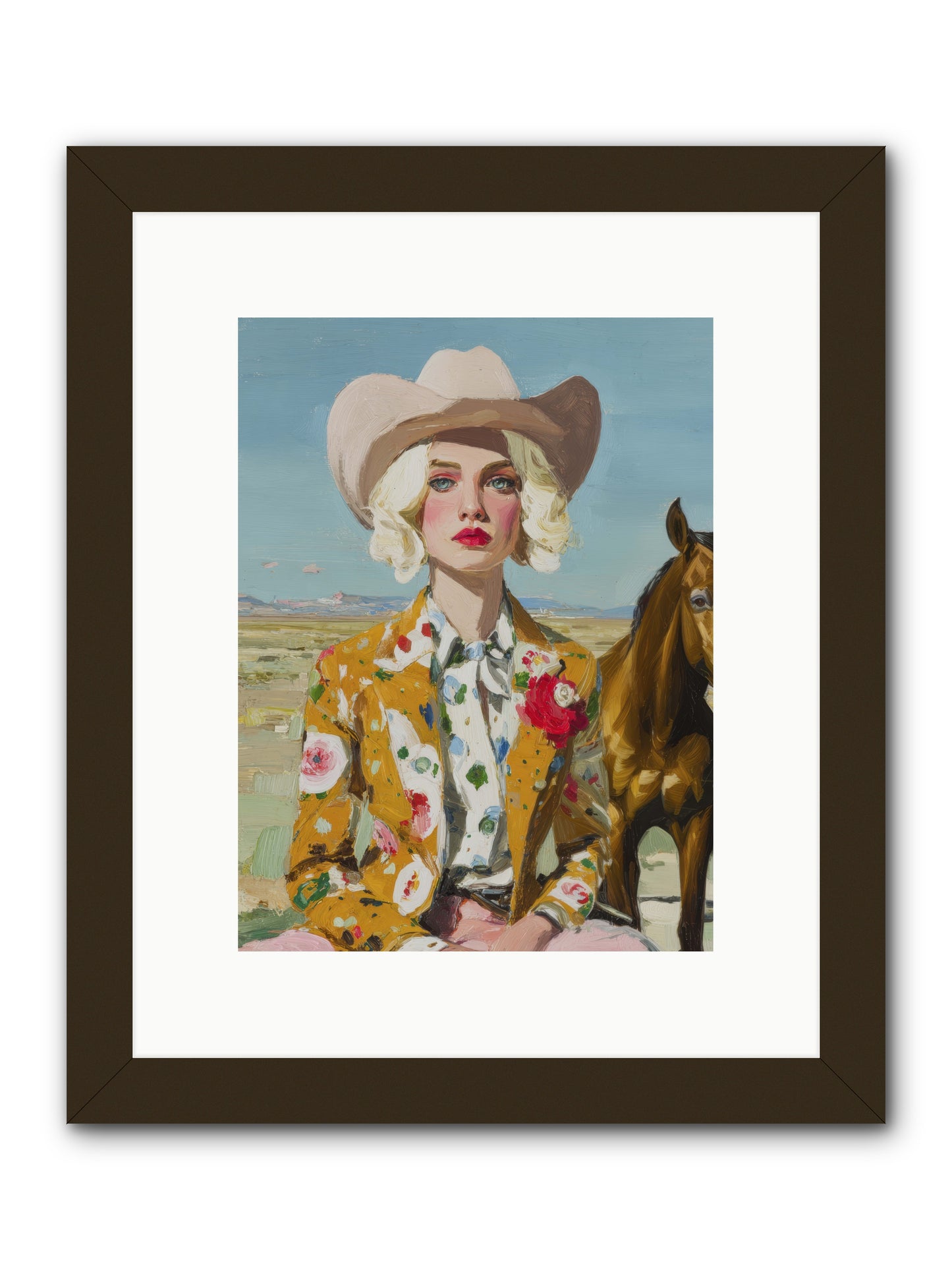 Suspended in the Almost -- Framed Print - Black 9x12
