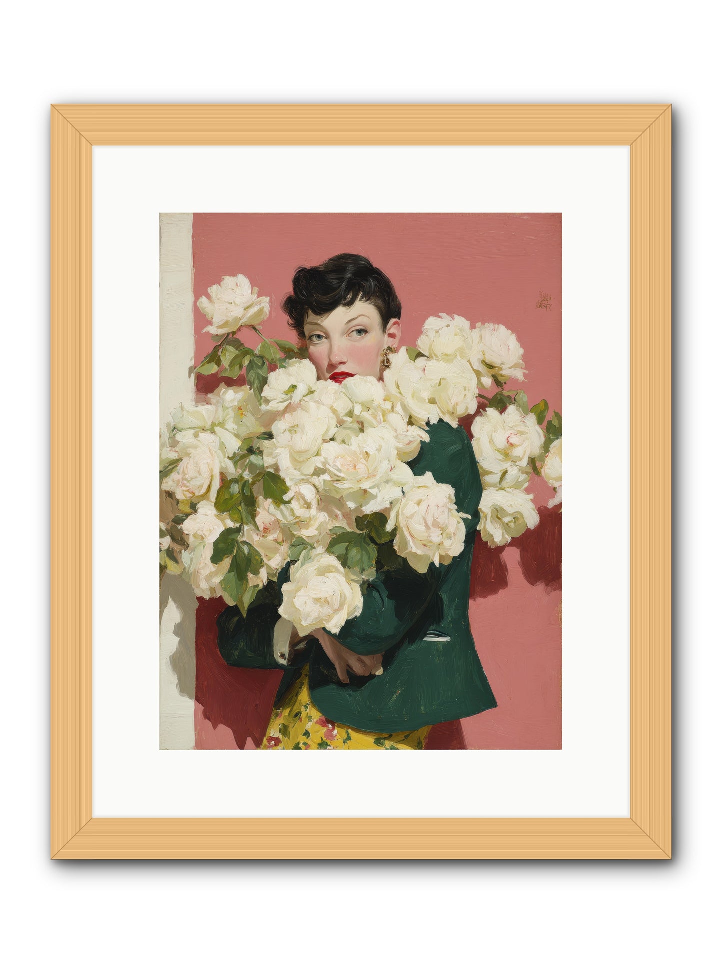 Swan’s Folly & Co. -- Framed Print - Natural 12x16