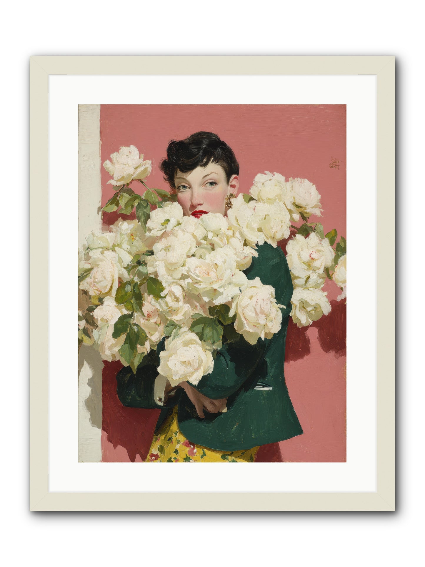 Swan’s Folly & Co. -- Framed Print - White 18x24