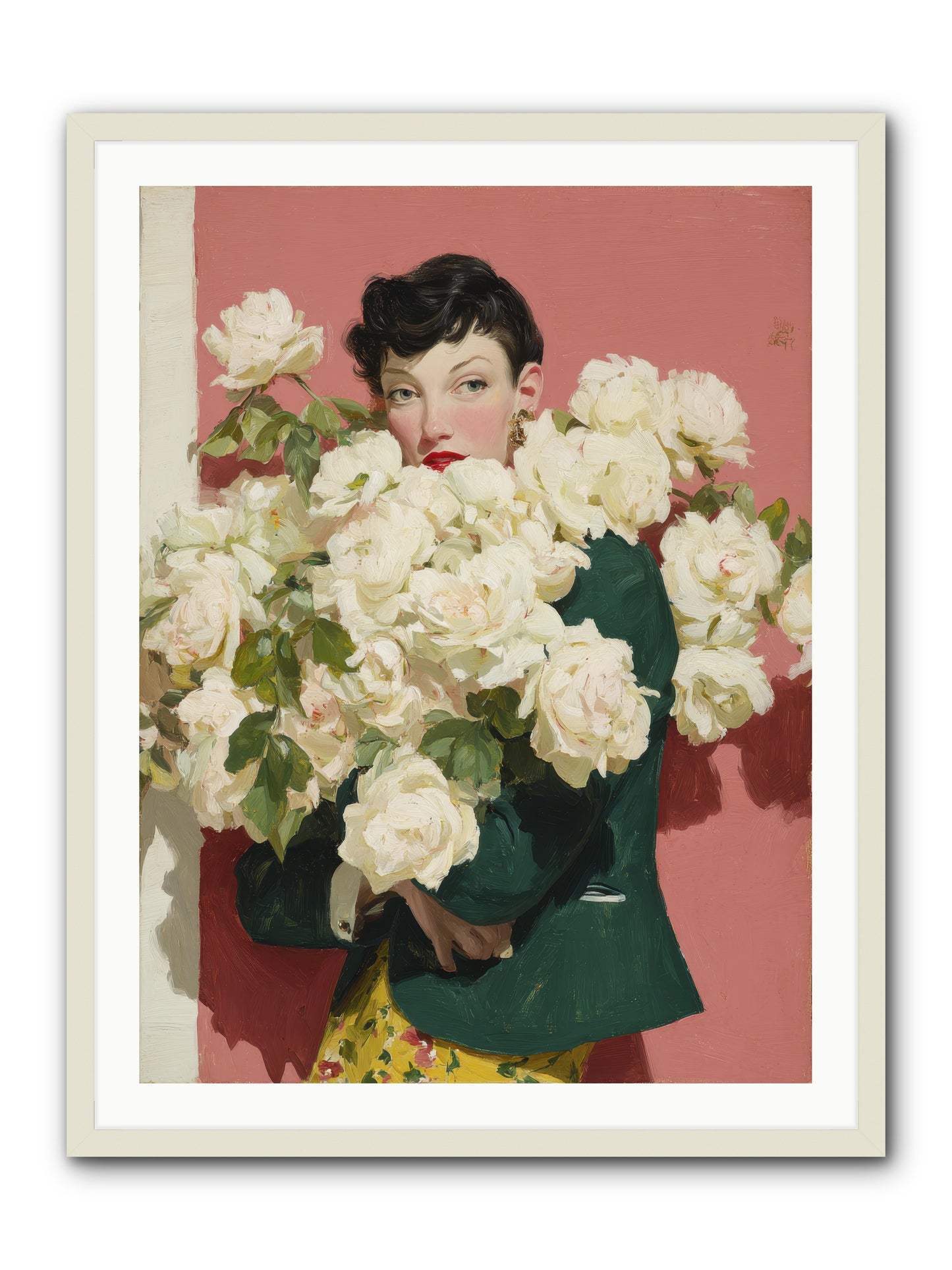 Swan’s Folly & Co. -- Framed Print - White 30x40