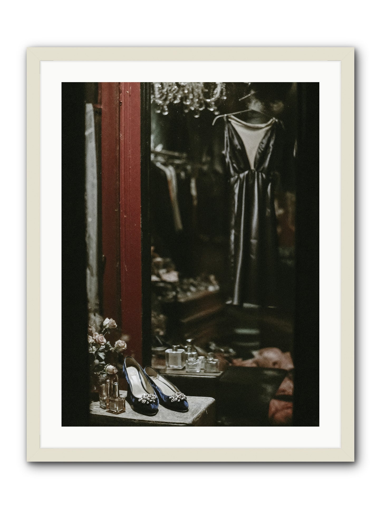 Swans for Company -- Framed Print - White 24x32
