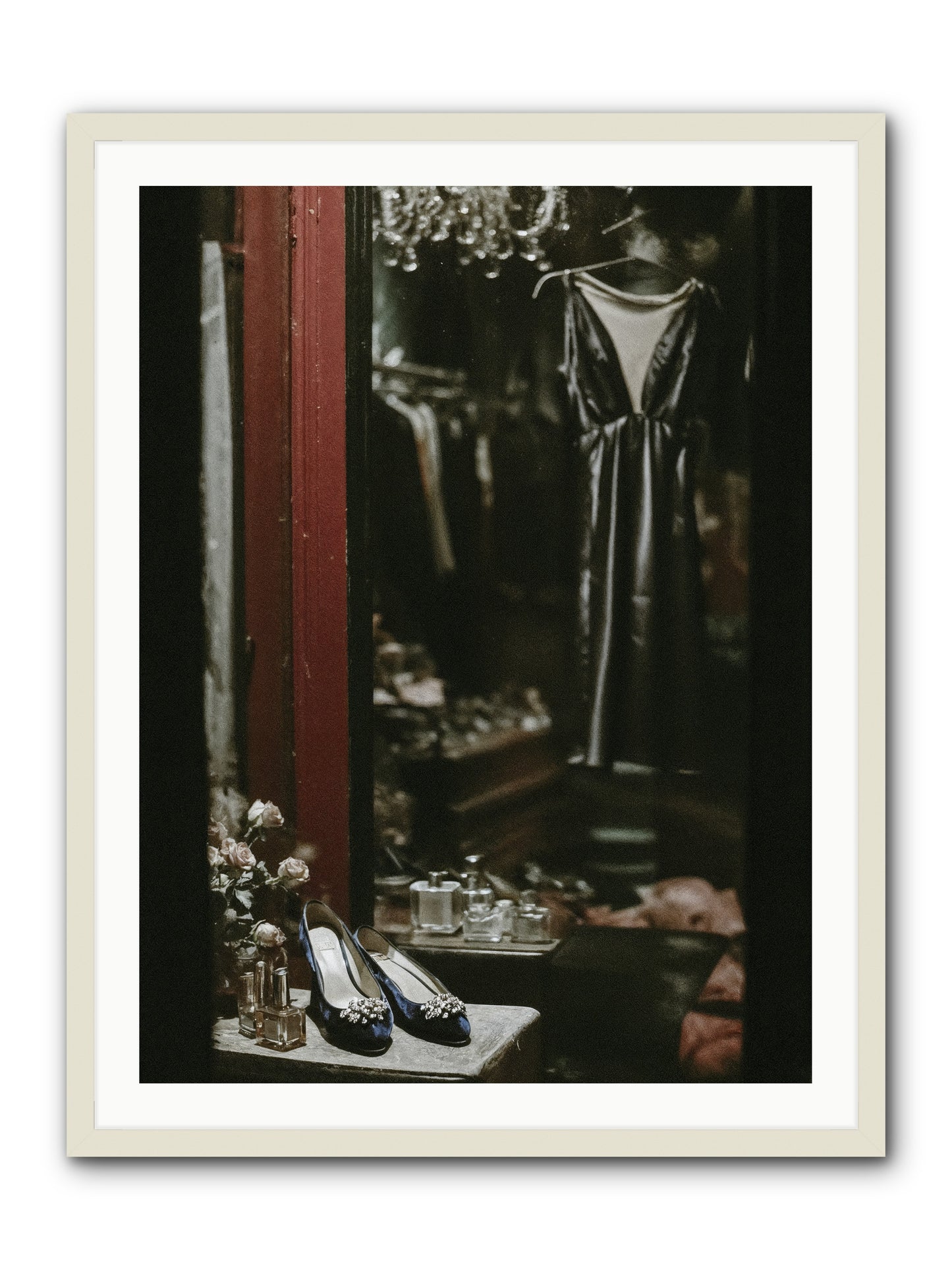 Swans for Company -- Framed Print - White 30x40