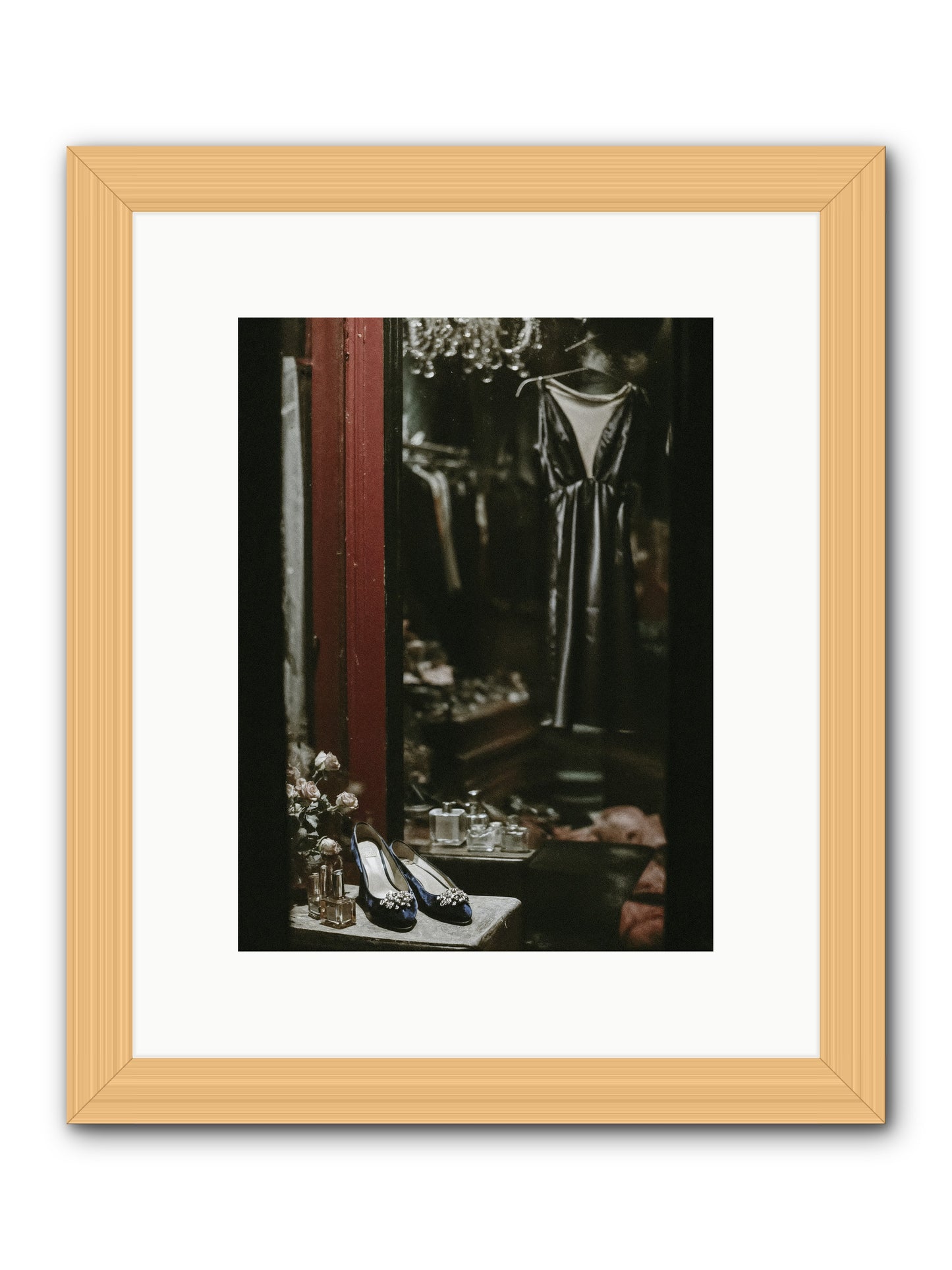 Swans for Company -- Framed Print - Natural 9x12