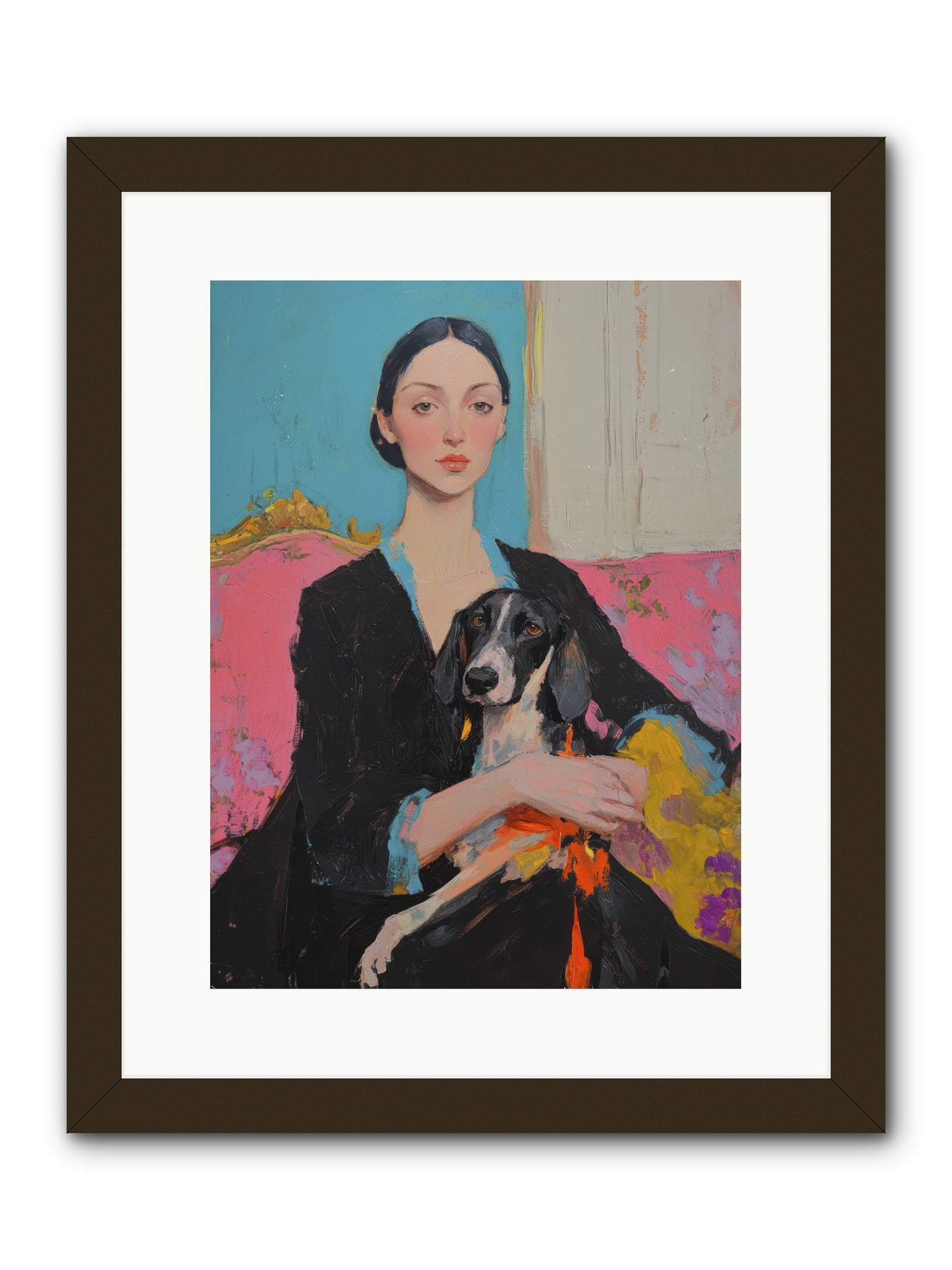 Sweet Basil -- Framed Print - Black 12x16