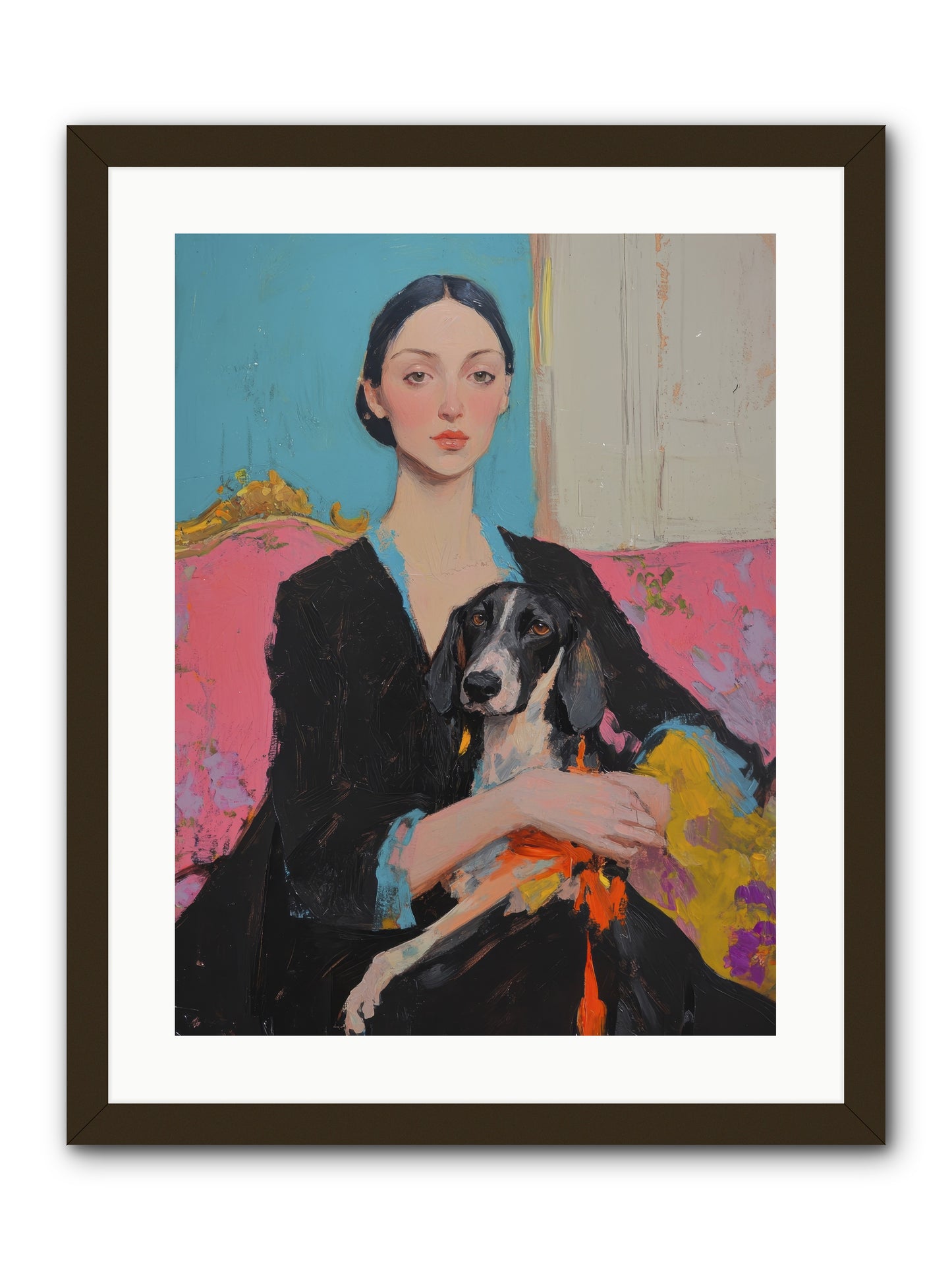 Sweet Basil -- Framed Print - Black 18x24