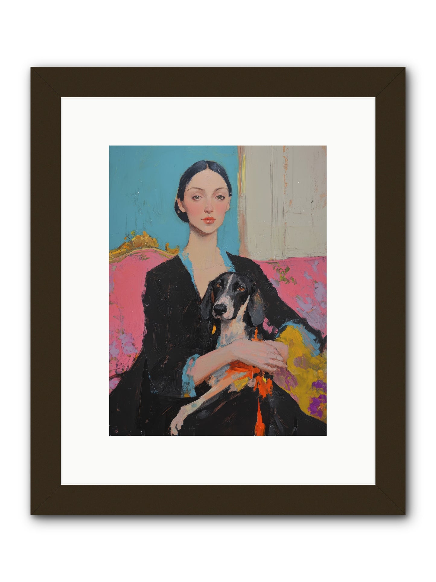 Sweet Basil -- Framed Print - Black 9x12