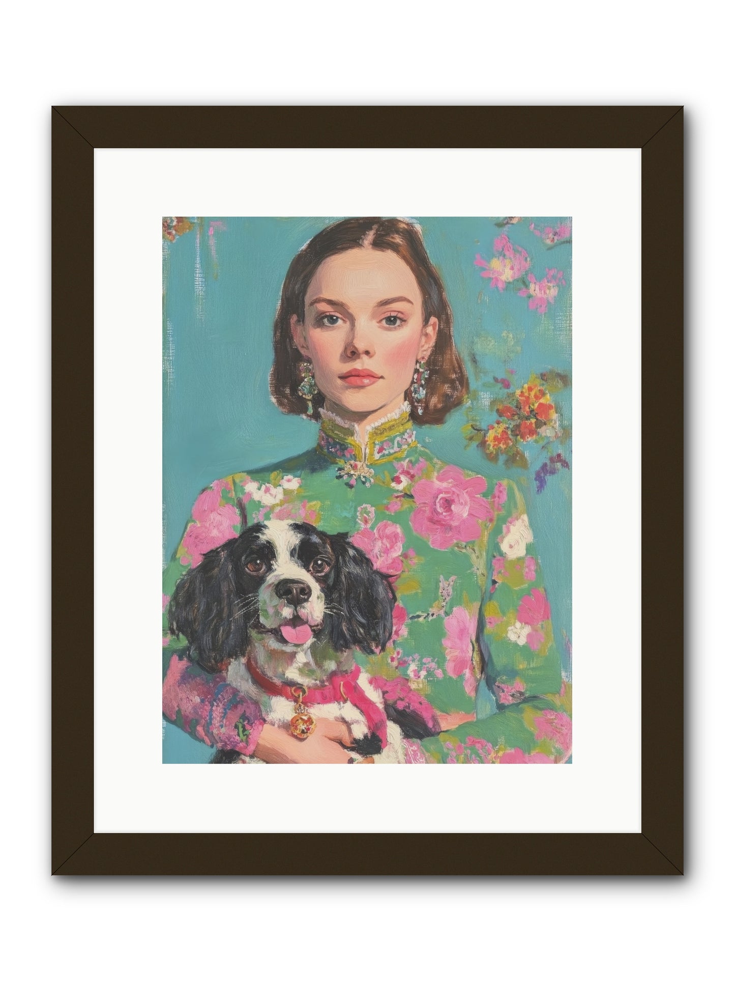 Sweet Darling Mine -- Framed Print - Black 12x16