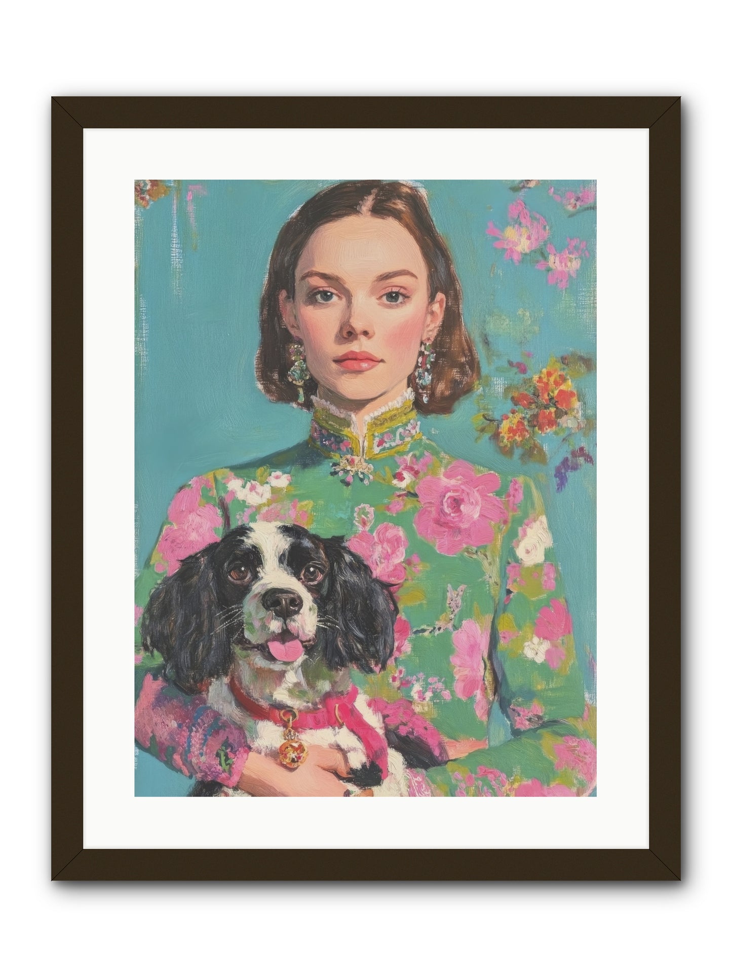 Sweet Darling Mine -- Framed Print - Black 18x24